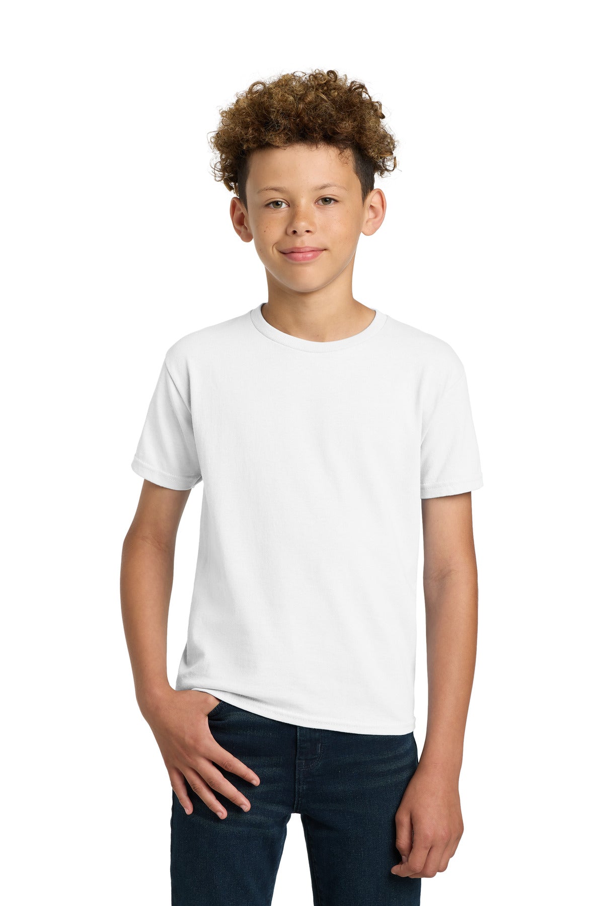 Custom White Youth Ultra Cotton100% US Cotton Tee 2000B, personalized by SanCanDo Swag in Argyle, TX