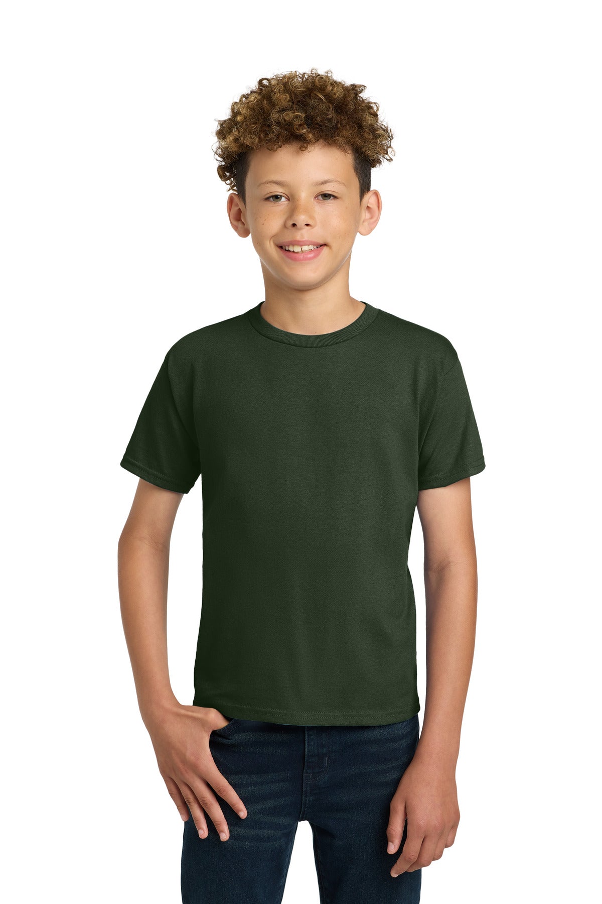 Custom Forest Youth Ultra Cotton100% US Cotton Tee 2000B, personalized by SanCanDo Swag in Argyle, TX