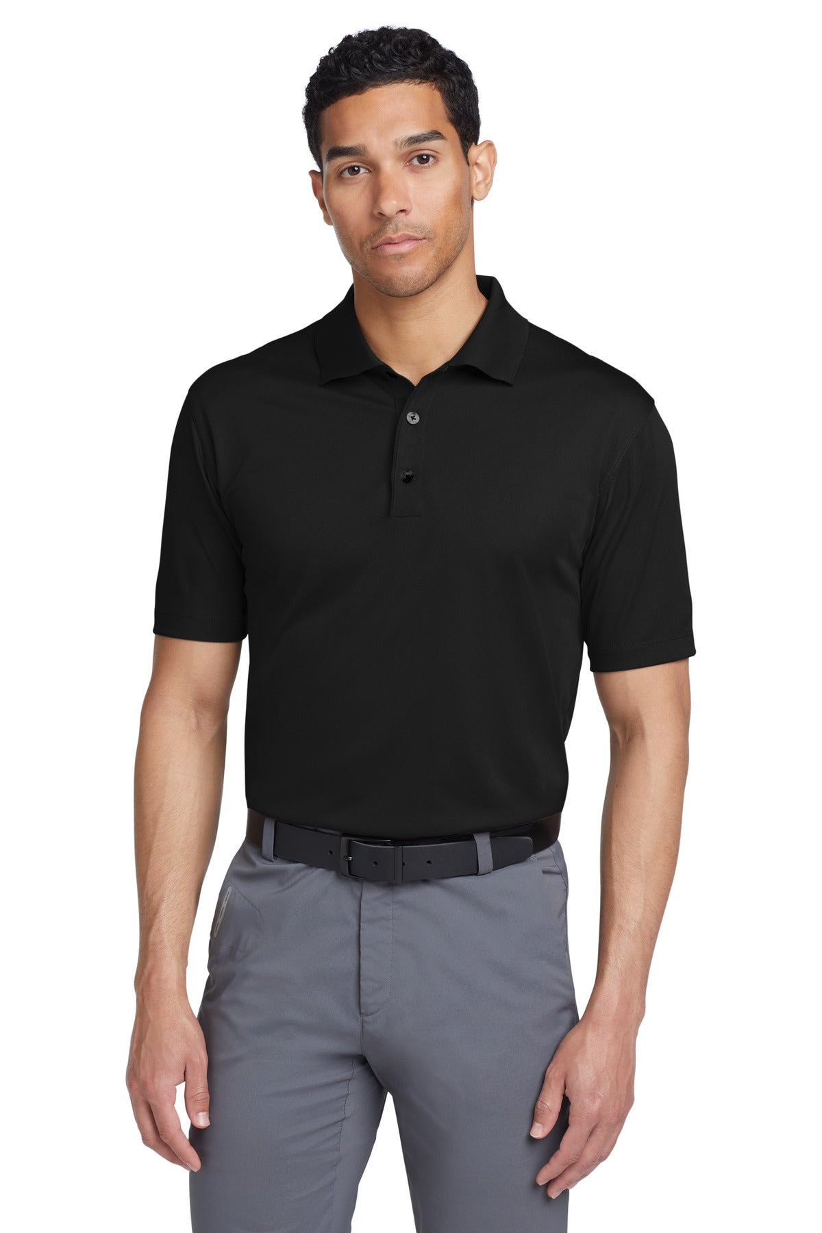 Custom Black Tech Basic Dri-FIT Polo 203690, personalized by SanCanDo Swag in Argyle, TX