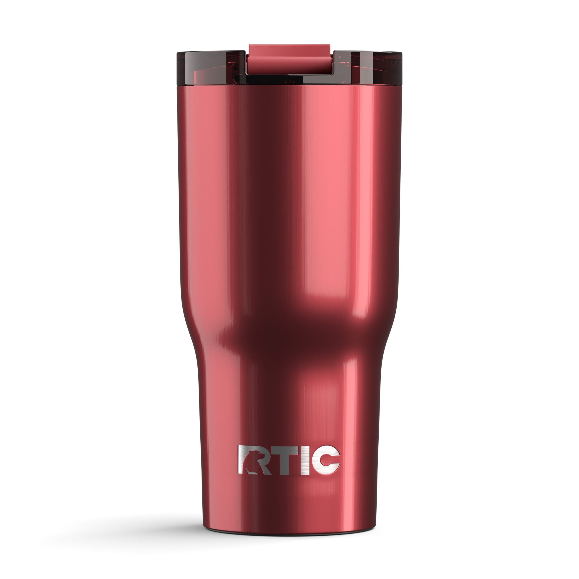 Custom Black Cherry Metallic RTIC 20 oz Essential Tumbler, personalized by SanCanDo Swag in Argyle, TX