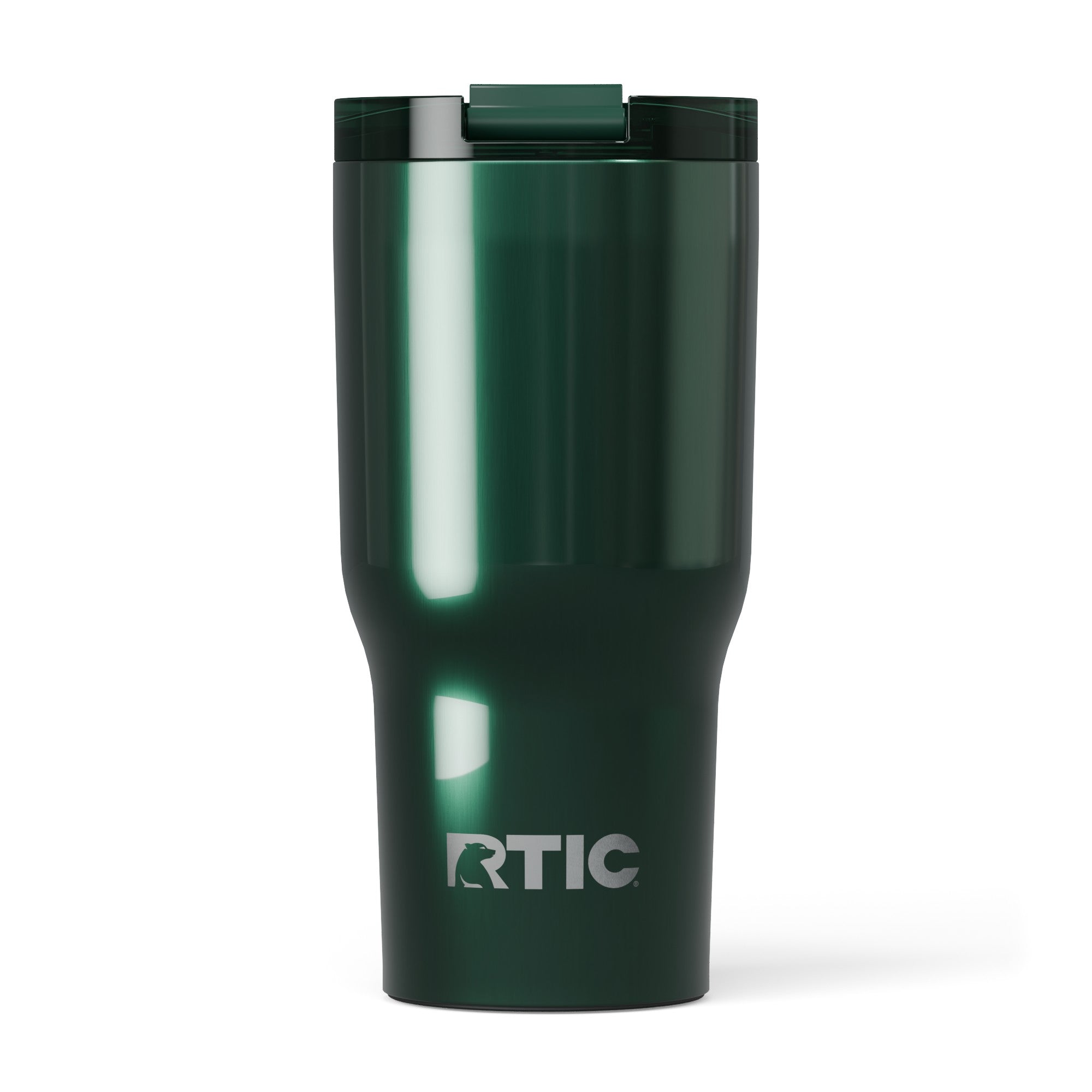 Custom Emerald Green Metallic RTIC 20 oz Essential Tumbler, personalized by SanCanDo Swag in Argyle, TX