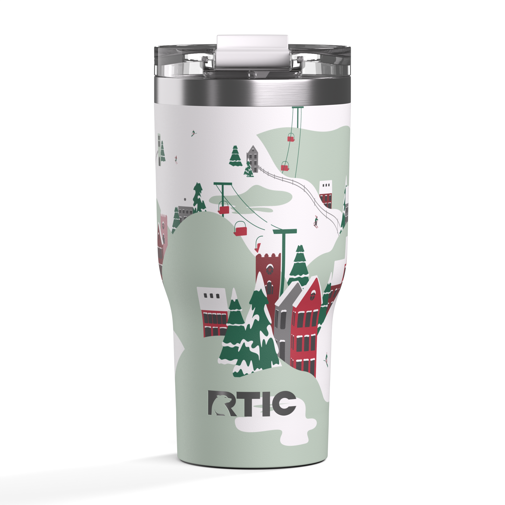 Custom Apres Ski RTIC 20 oz Essential Tumbler, personalized by SanCanDo Swag in Argyle, TX