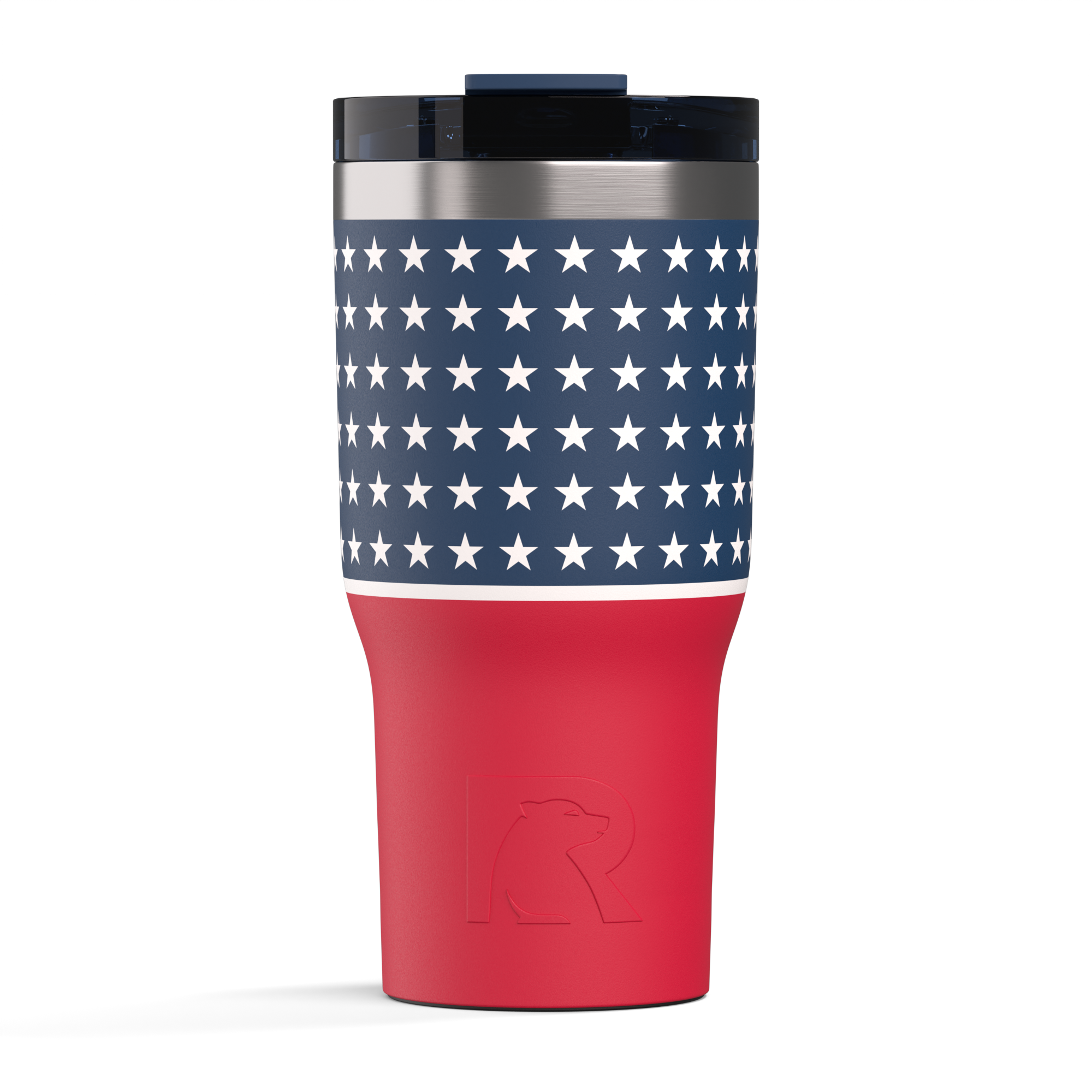 Custom Stars RTIC 20 oz Essential Tumbler, personalized by SanCanDo Swag in Argyle, TX