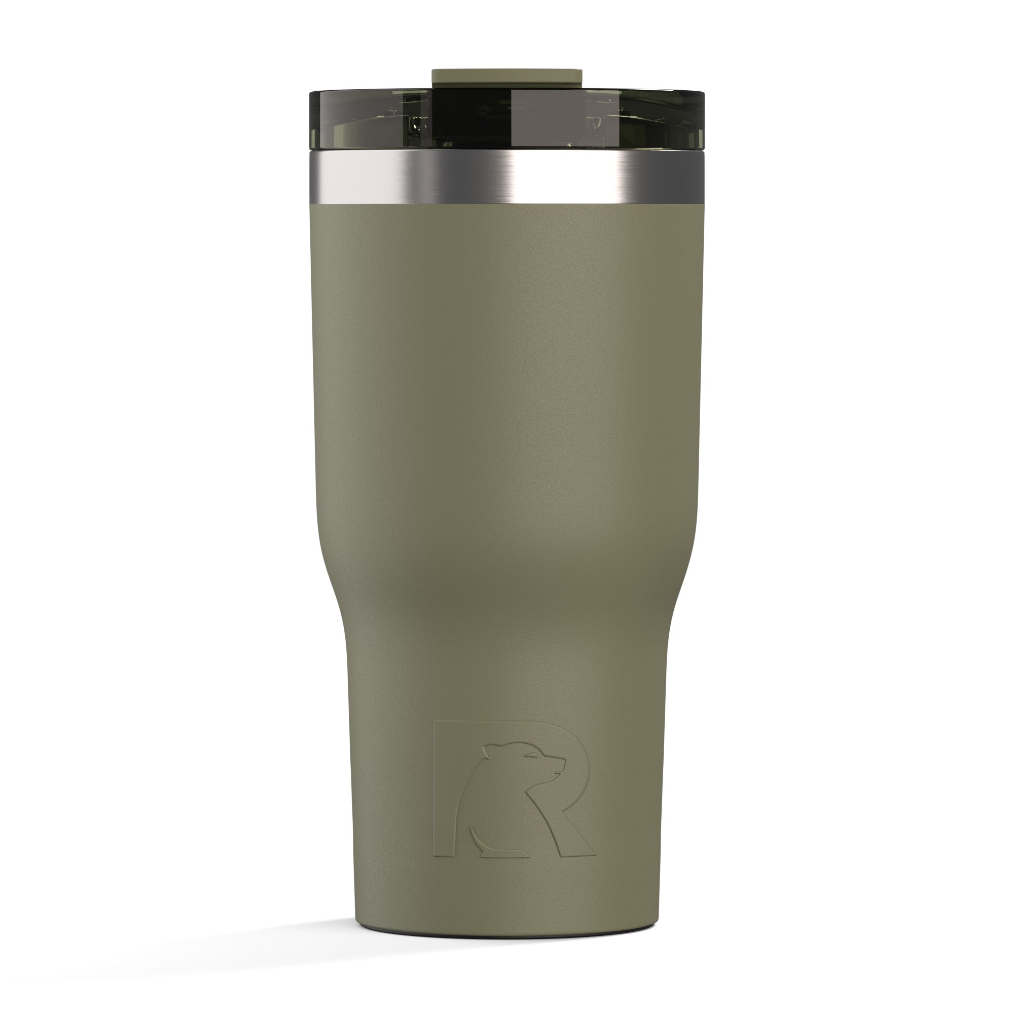 Custom Olive RTIC 20 oz Essential Tumbler, personalized by SanCanDo Swag in Argyle, TX