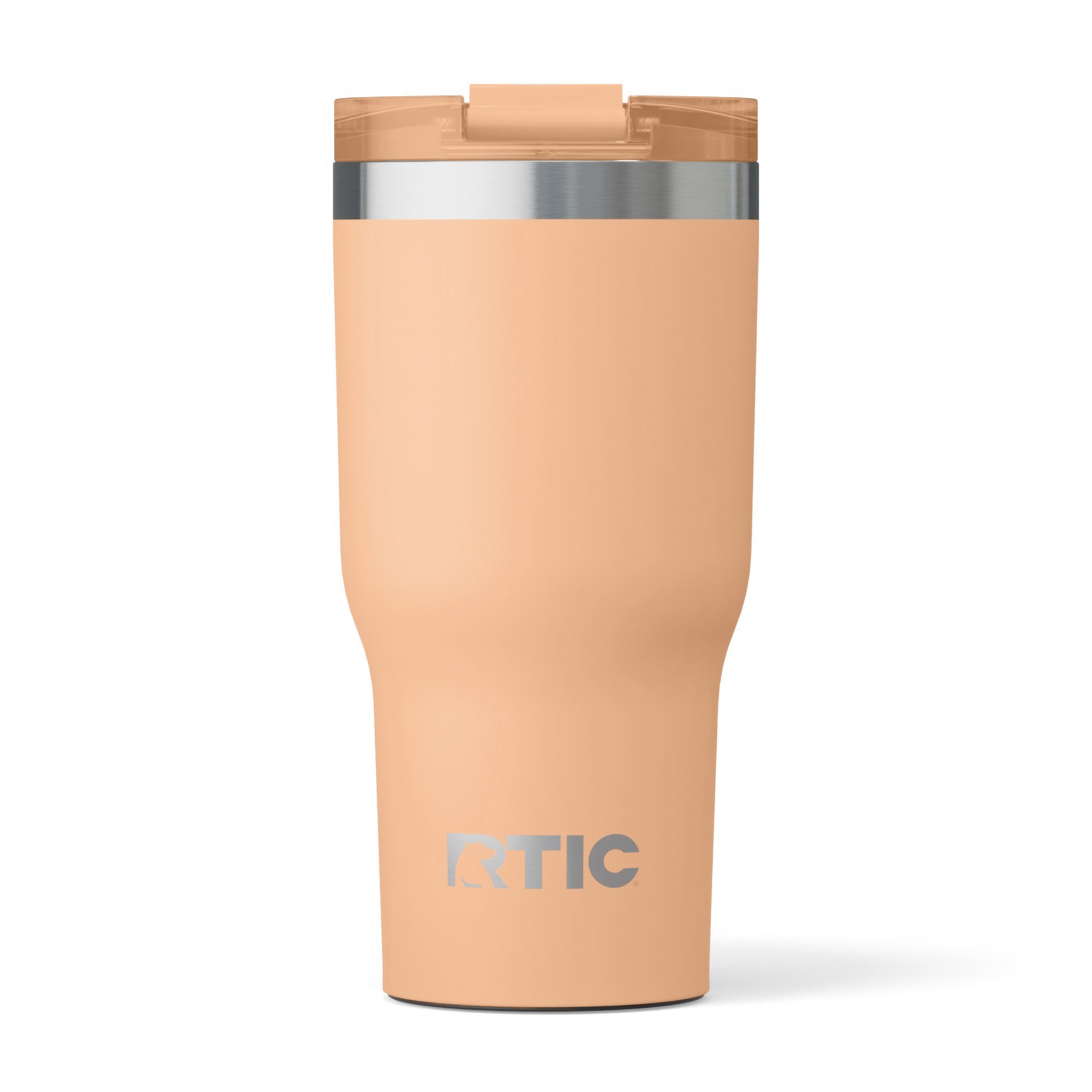 Custom Peach Tea RTIC 20 oz Essential Tumbler, personalized by SanCanDo Swag in Argyle, TX