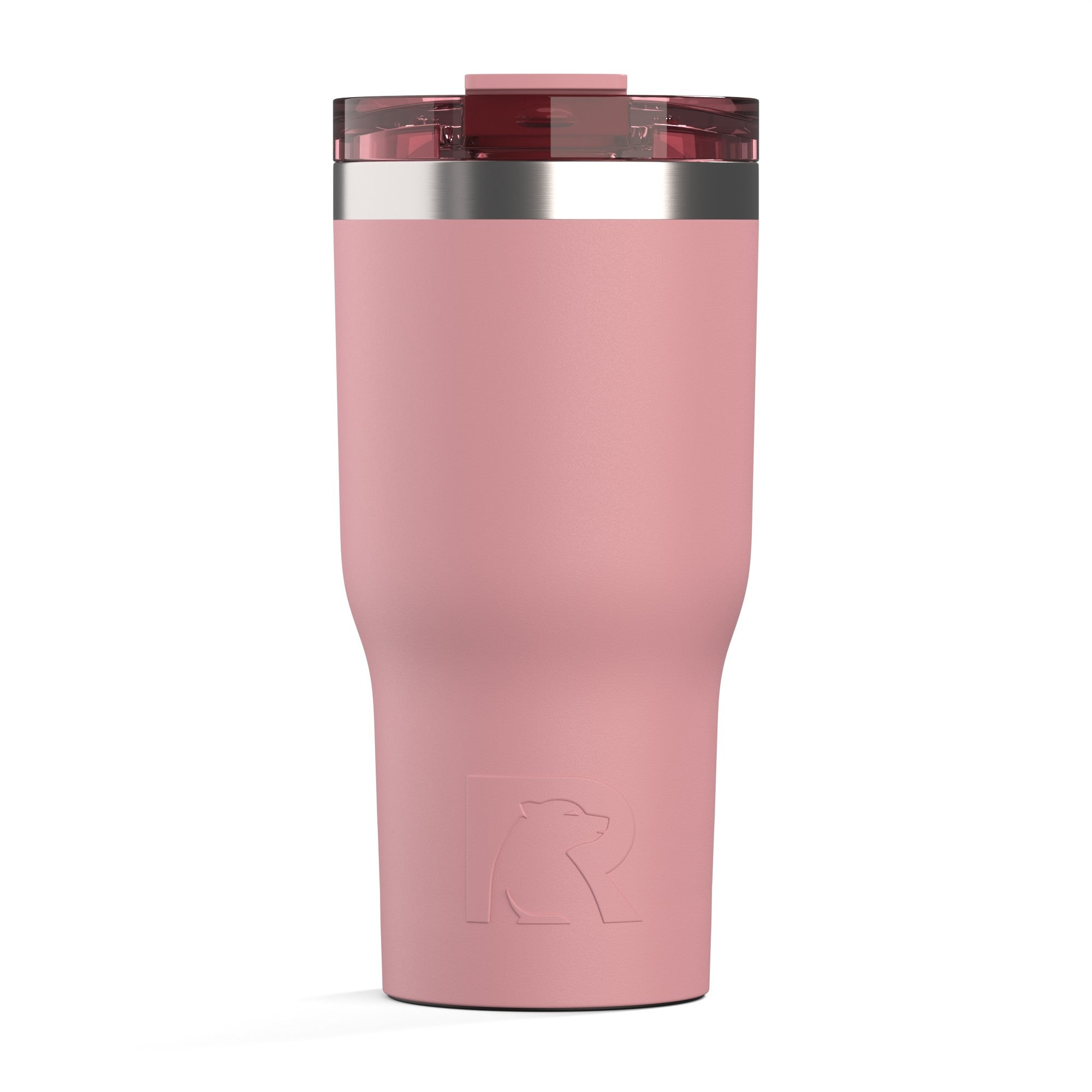 Custom Dusty Rose RTIC 20 oz Essential Tumbler, personalized by SanCanDo Swag in Argyle, TX