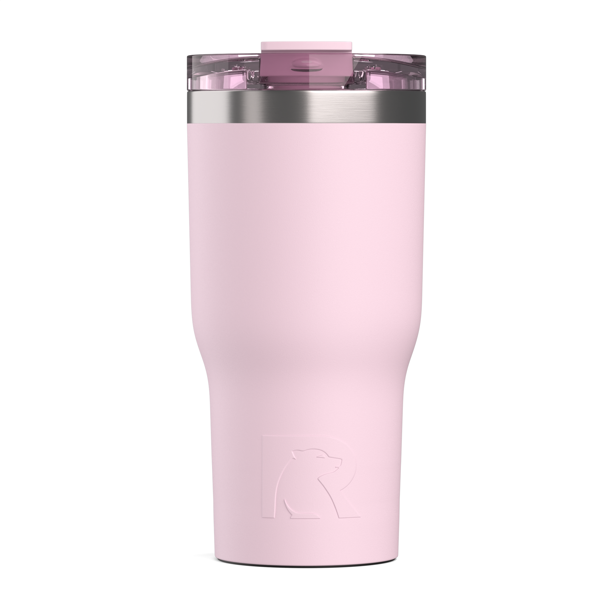 Custom Pale Pink RTIC 20 oz Essential Tumbler, personalized by SanCanDo Swag in Argyle, TX