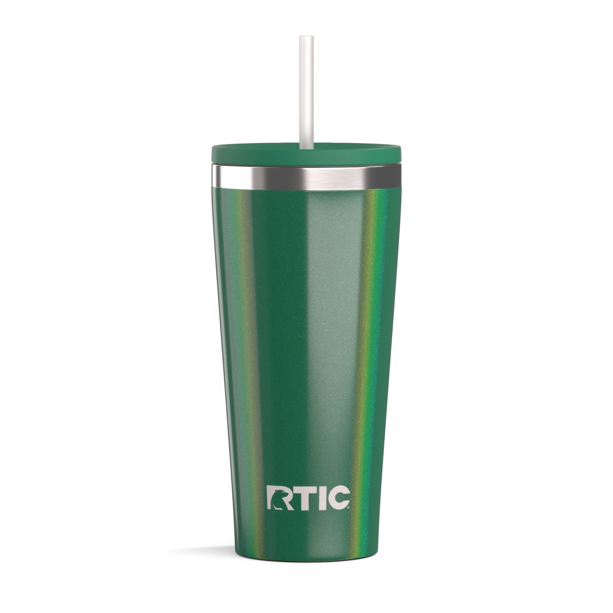 Custom Pine Tree Glitter RTIC 20 oz Everyday Tumbler, personalized by SanCanDo Swag in Argyle, TX