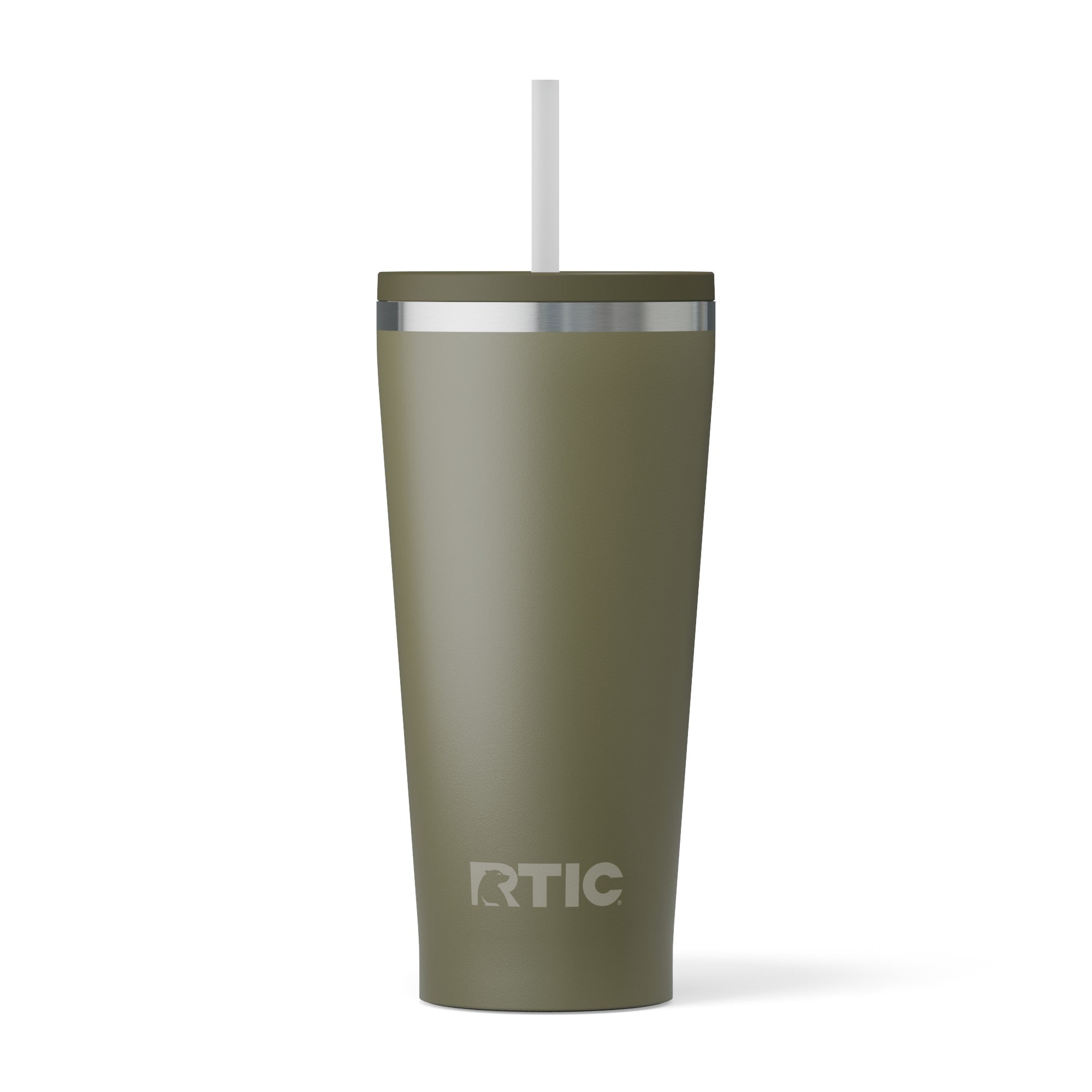 Custom Olive RTIC 20 oz Everyday Tumbler, personalized by SanCanDo Swag in Argyle, TX