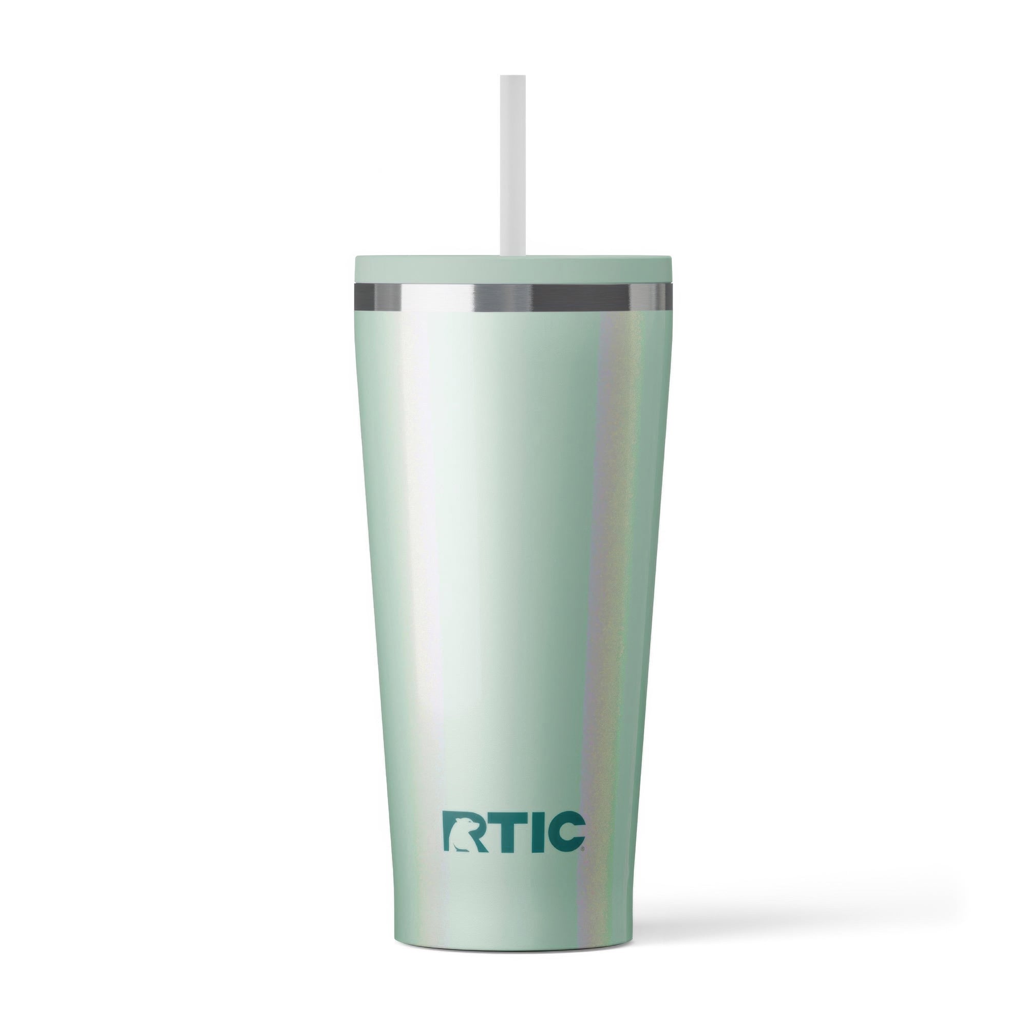 Custom Fresh Mint Glitter RTIC 20 oz Everyday Tumbler, personalized by SanCanDo Swag in Argyle, TX