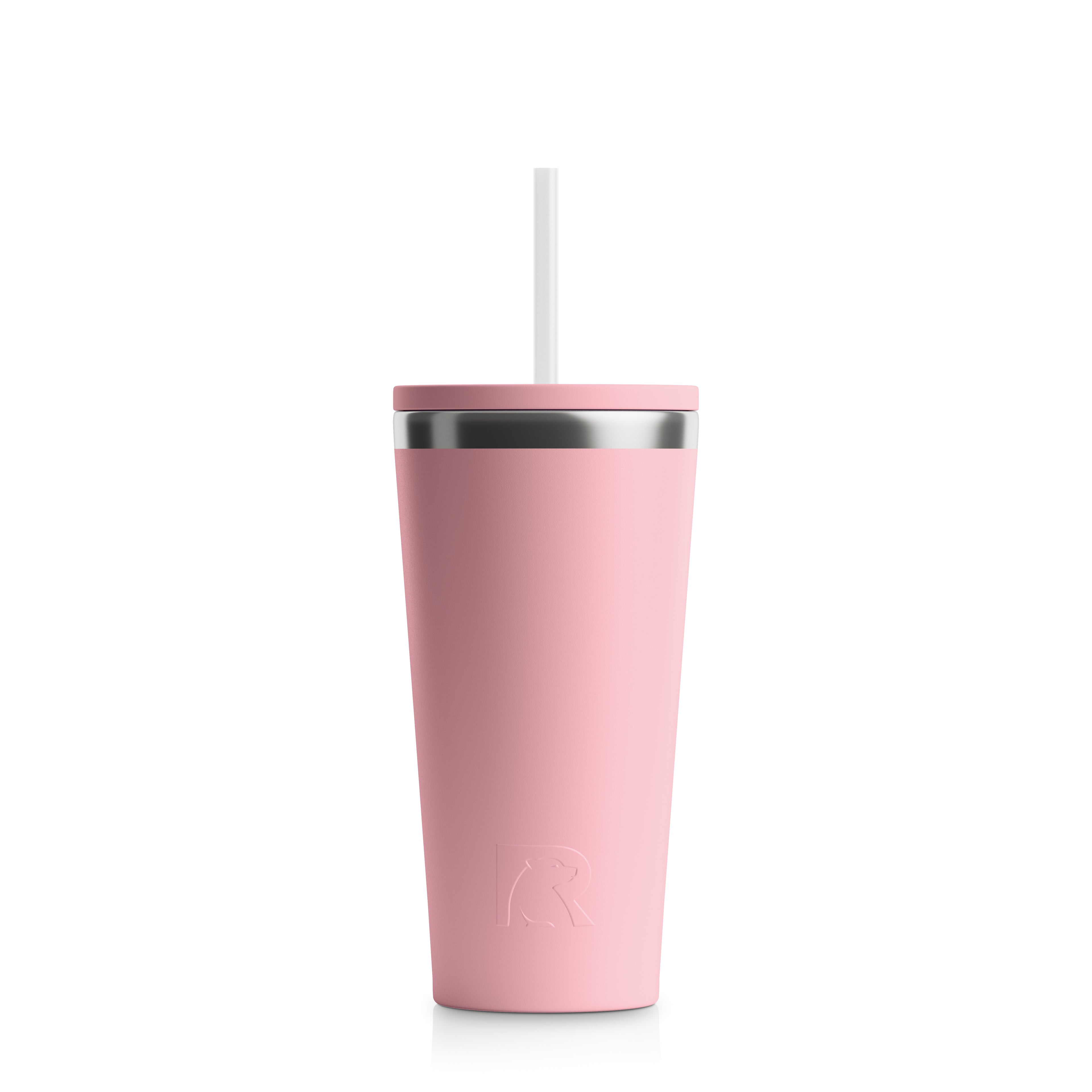 Custom Dusty Rose RTIC 20 oz Everyday Tumbler, personalized by SanCanDo Swag in Argyle, TX