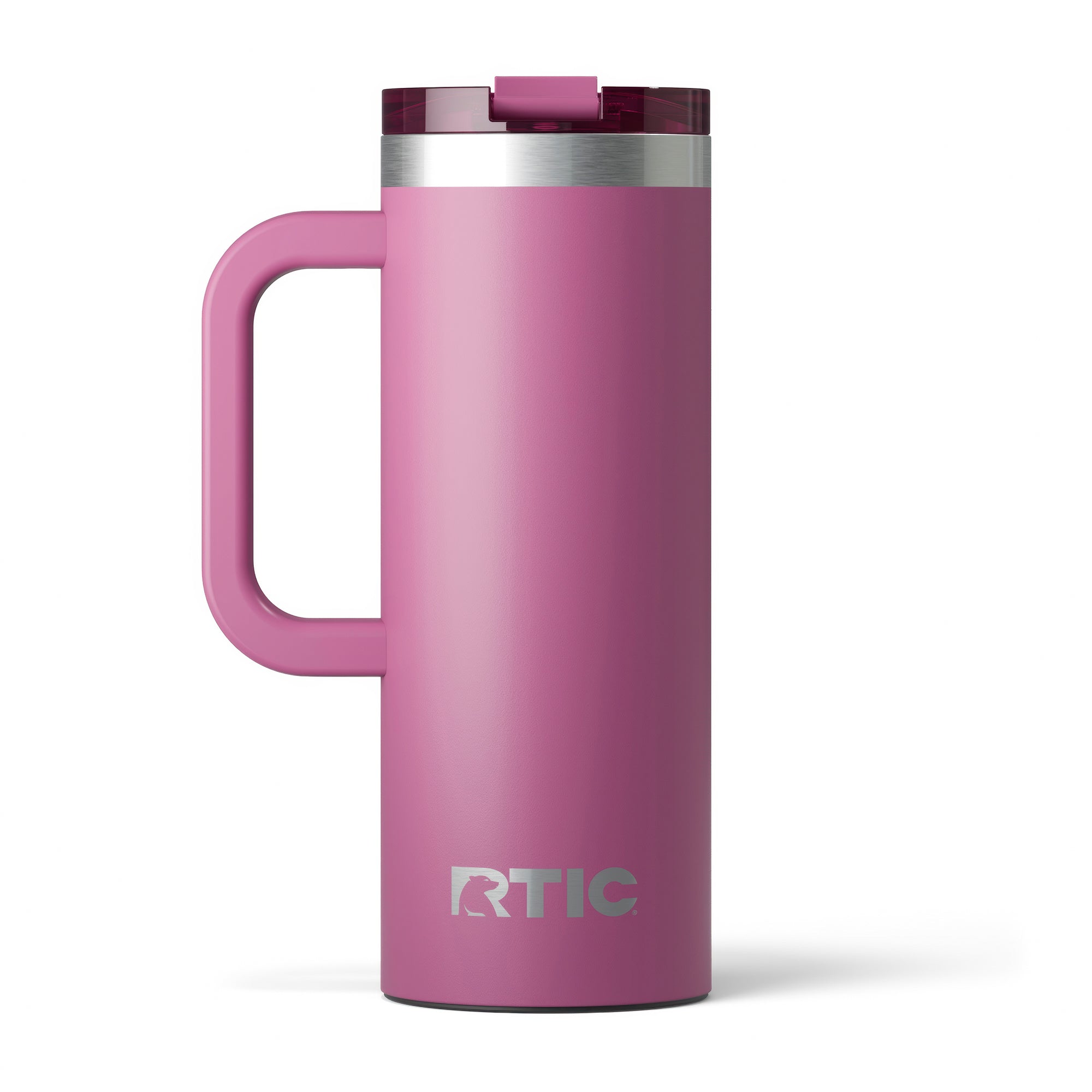 Custom Orchid RTIC 20 oz Road Trip Travel Mug, personalized by SanCanDo Swag in Argyle, TX
