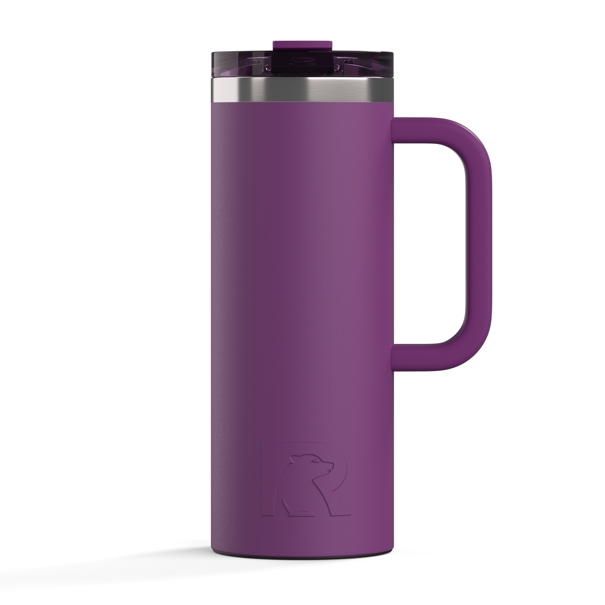 Custom Berry Jam RTIC 20 oz Road Trip Travel Mug, personalized by SanCanDo Swag in Argyle, TX