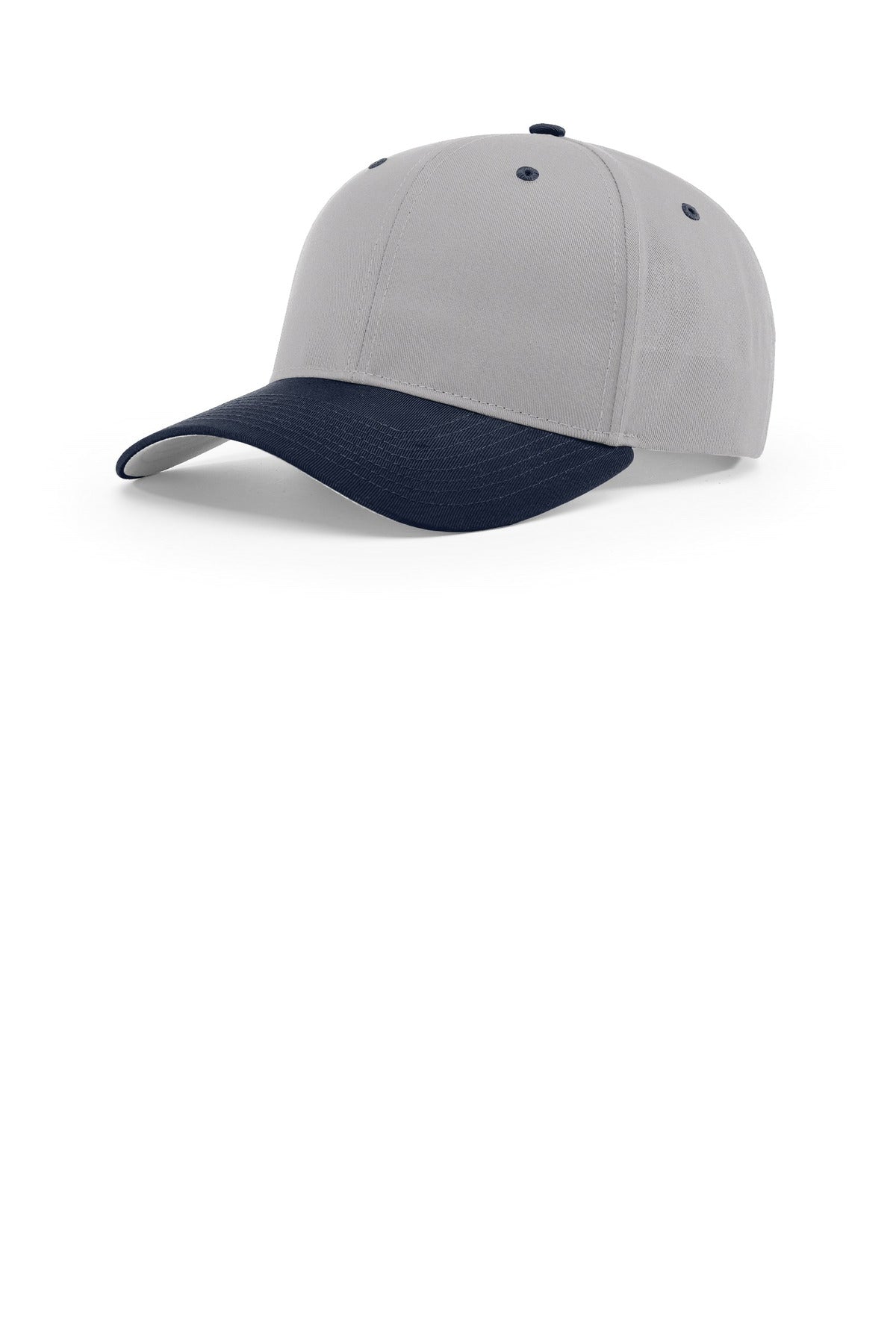 Custom Grey/ Grey/ Navy Pro Twill Snapback 212, personalized by SanCanDo Swag in Argyle, TX