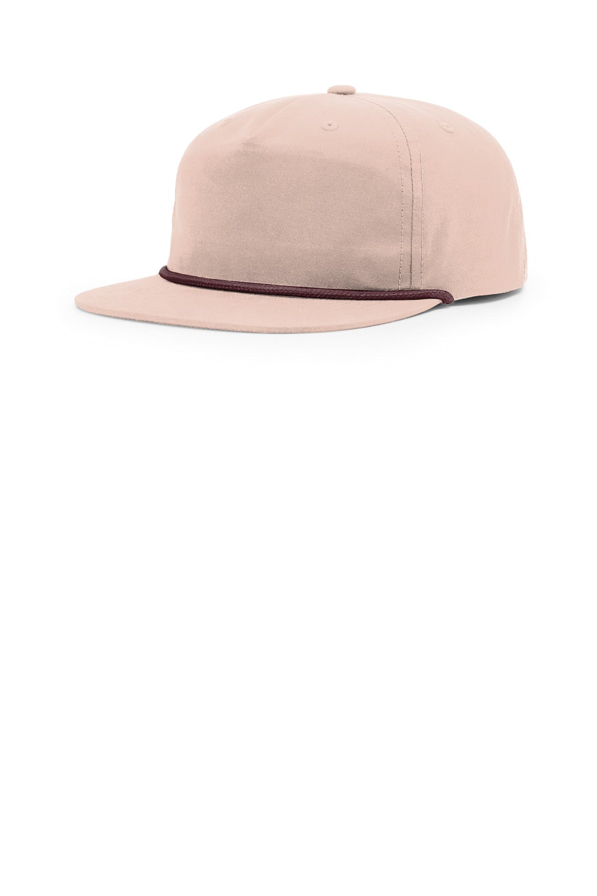 Custom Pale Peach/ Maroon Umpqua Gramps Cap 256, personalized by SanCanDo Swag in Argyle, TX