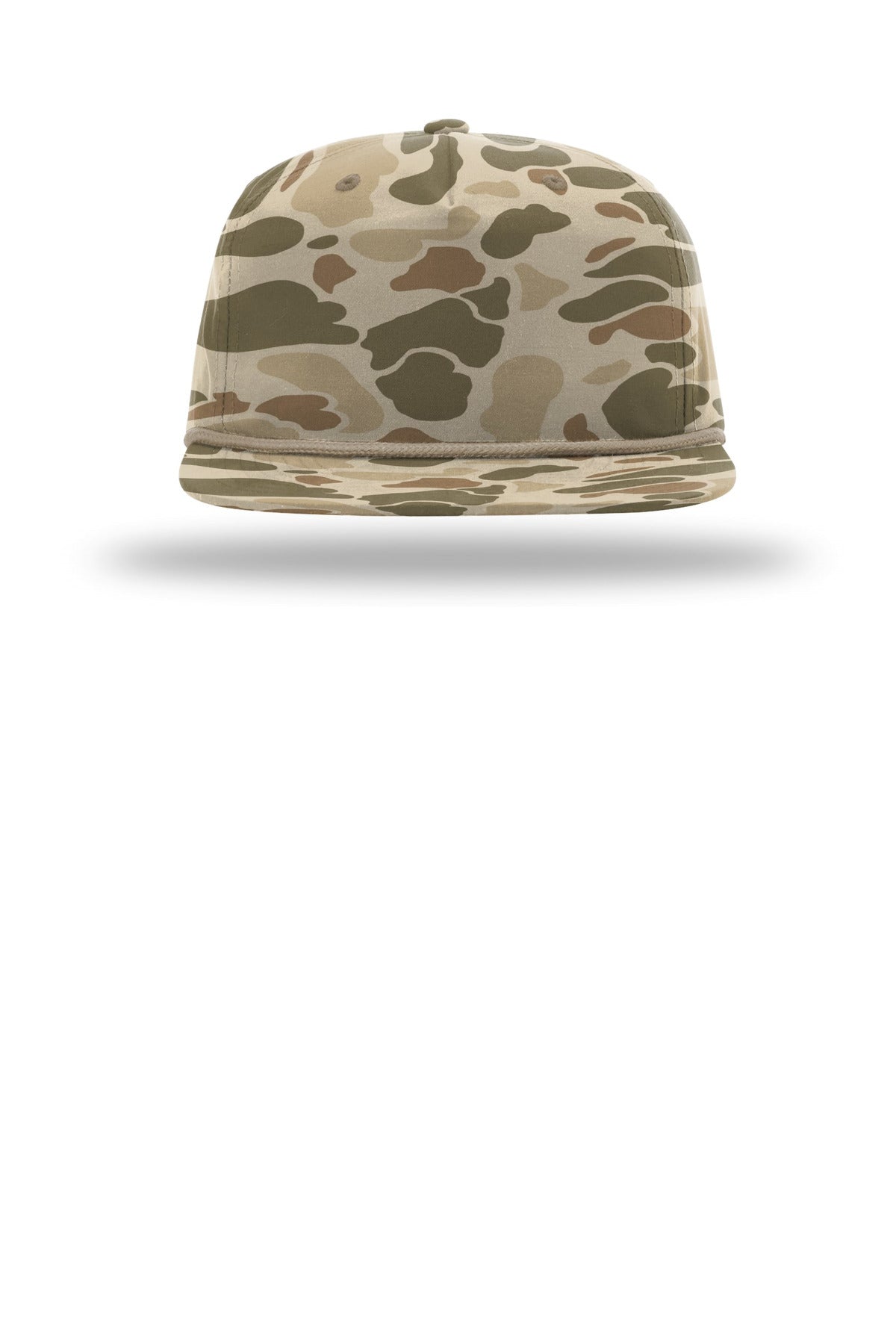 Harvest Duck Camo/ Light Brown | Front | hat_front