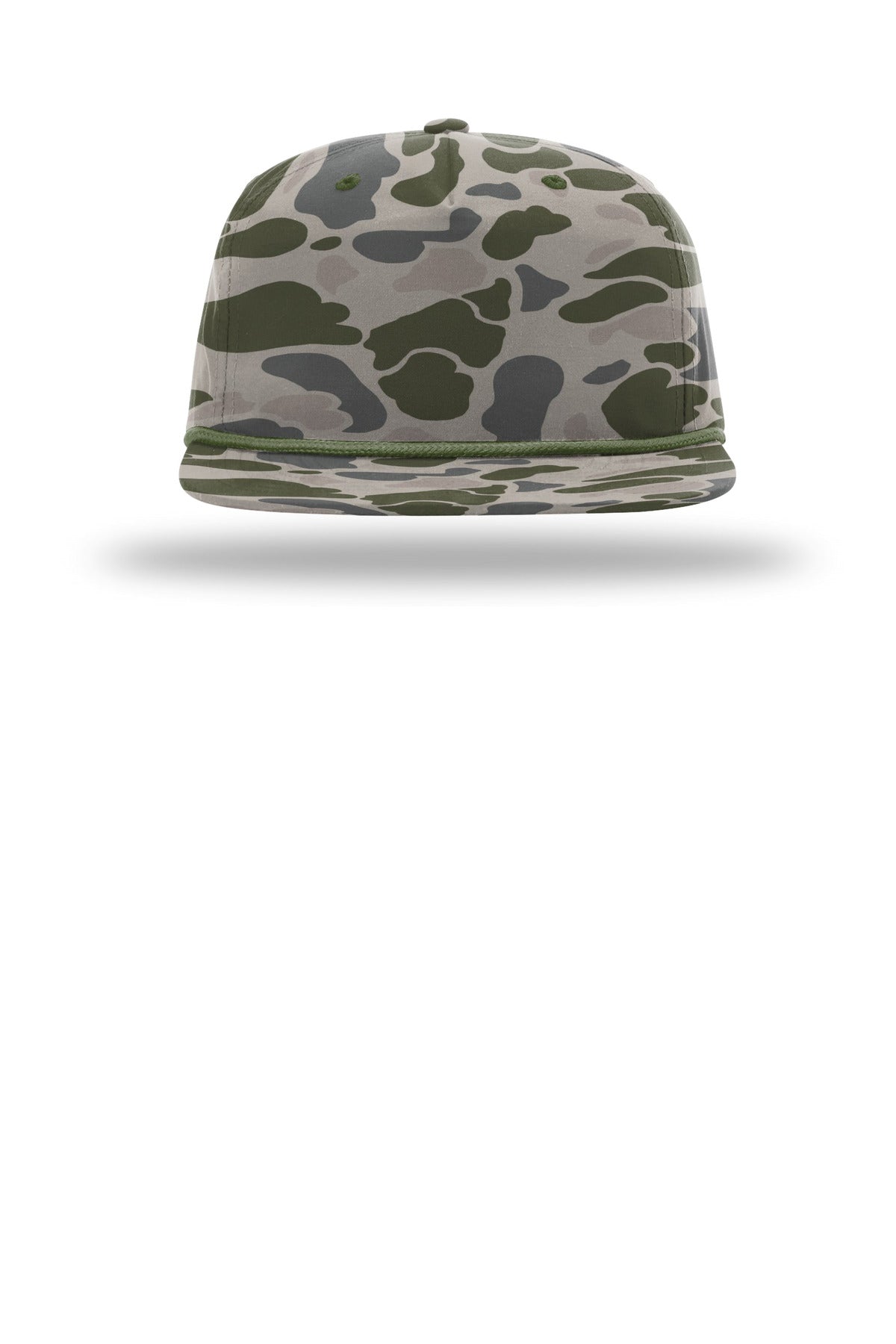 Marsh Duck Camo/ Army Olive | Front | hat_front