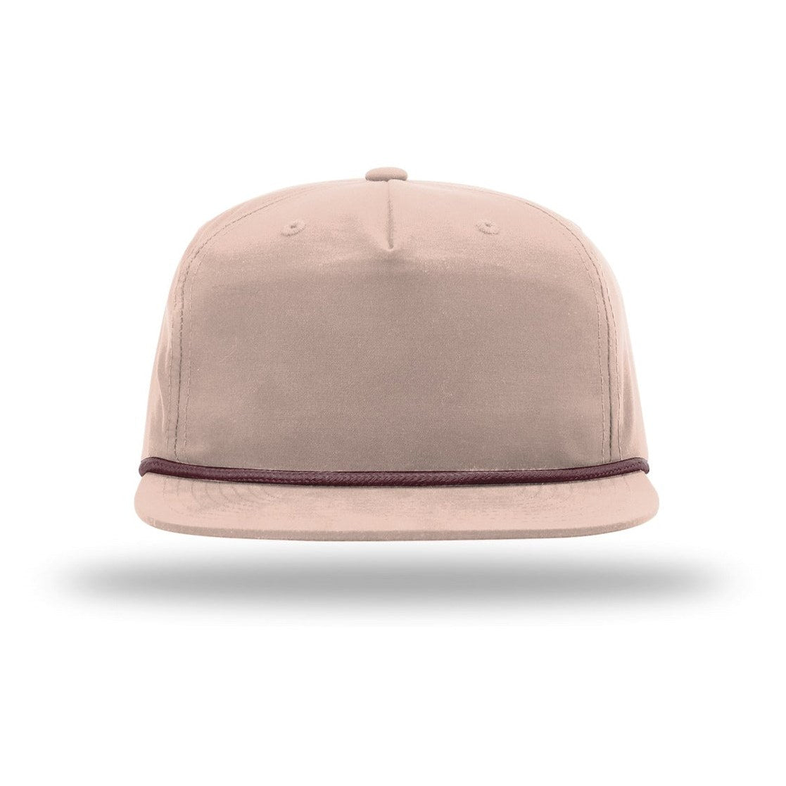 Pale Peach/ Maroon | Front | hat_front