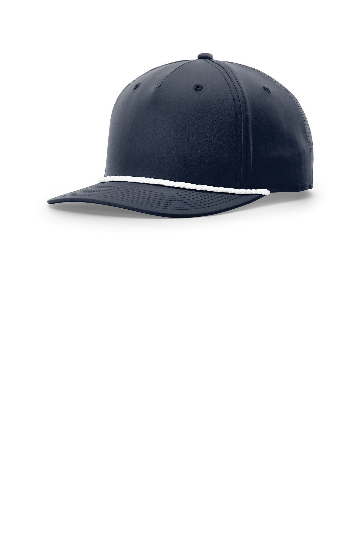 Custom Navy/ White 5-Panel Classic Rope Cap 258, personalized by SanCanDo Swag in Argyle, TX