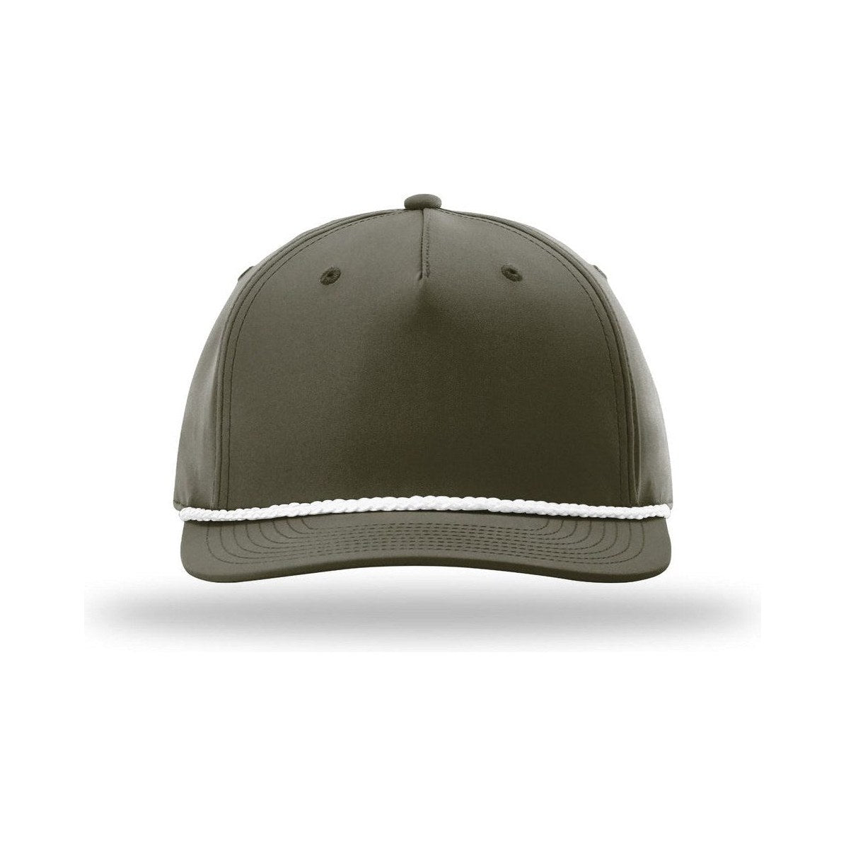 Dark Olive/ White | Front | hat_front