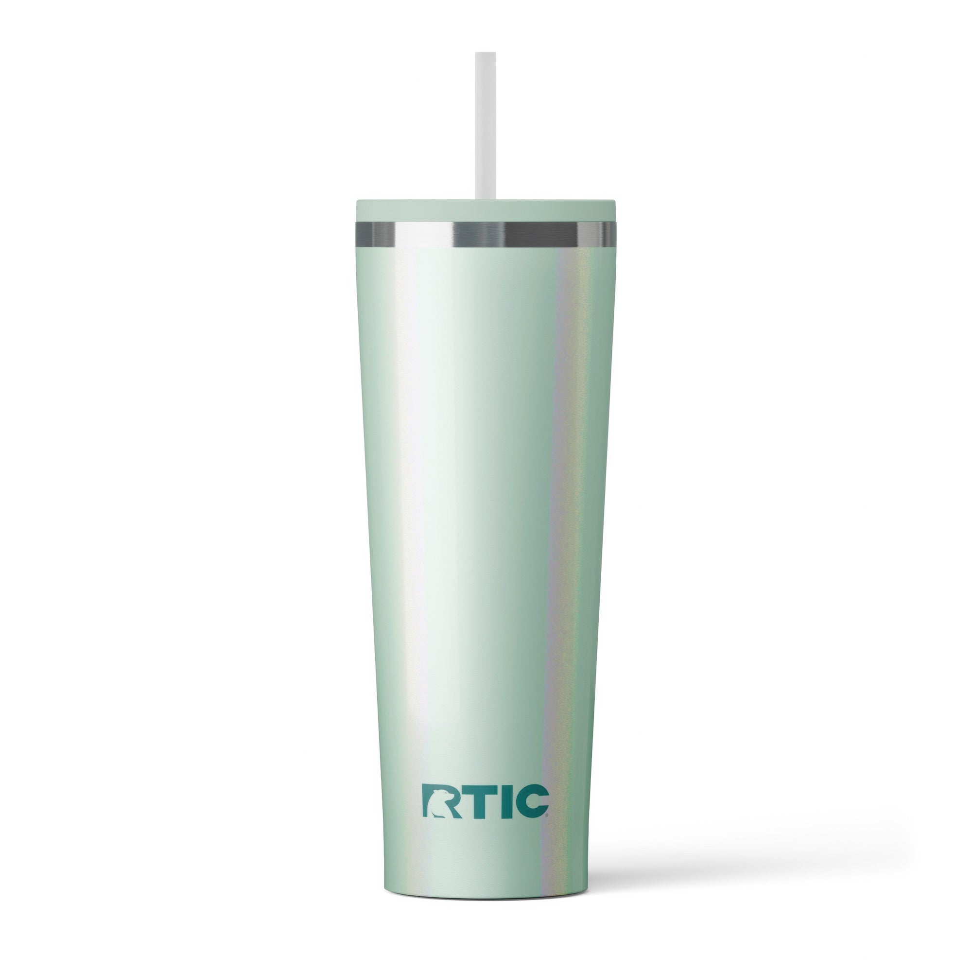 Custom Fresh Mint Glitter RTIC 28 oz Everyday Tumbler, personalized by SanCanDo Swag in Argyle, TX
