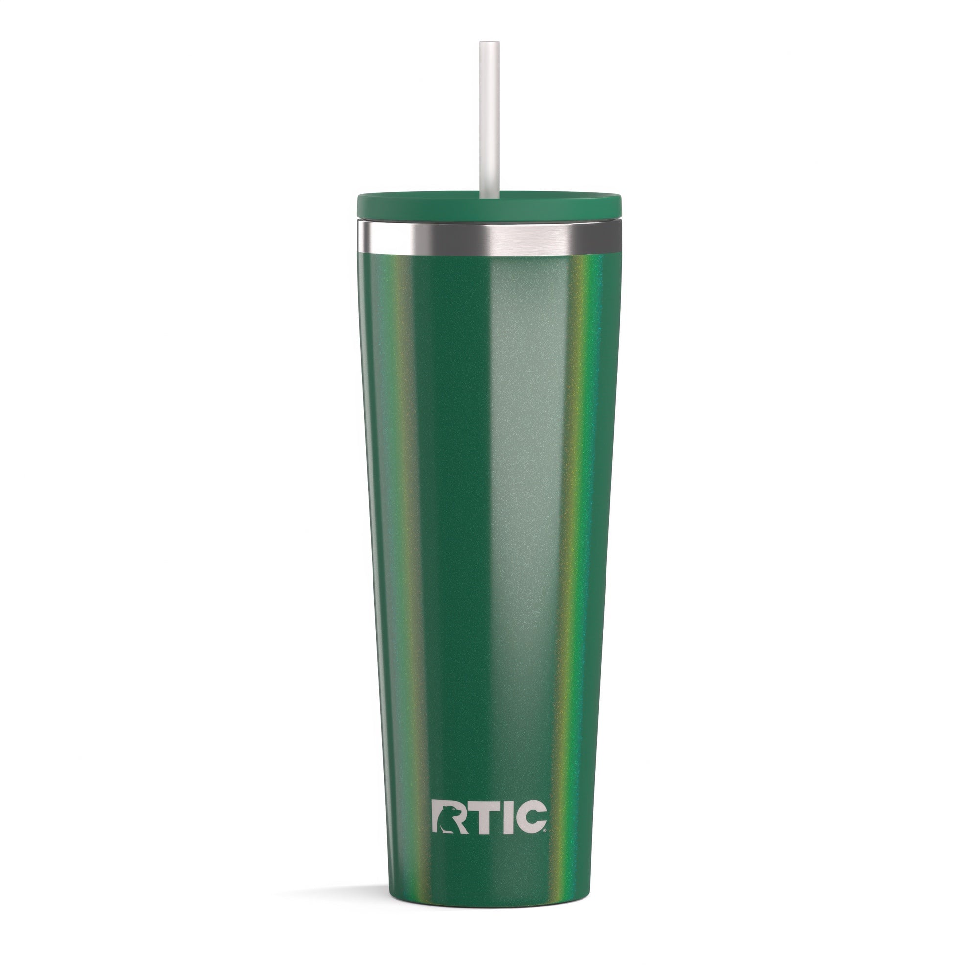 Custom Pine Tree Glitter RTIC 28 oz Everyday Tumbler, personalized by SanCanDo Swag in Argyle, TX