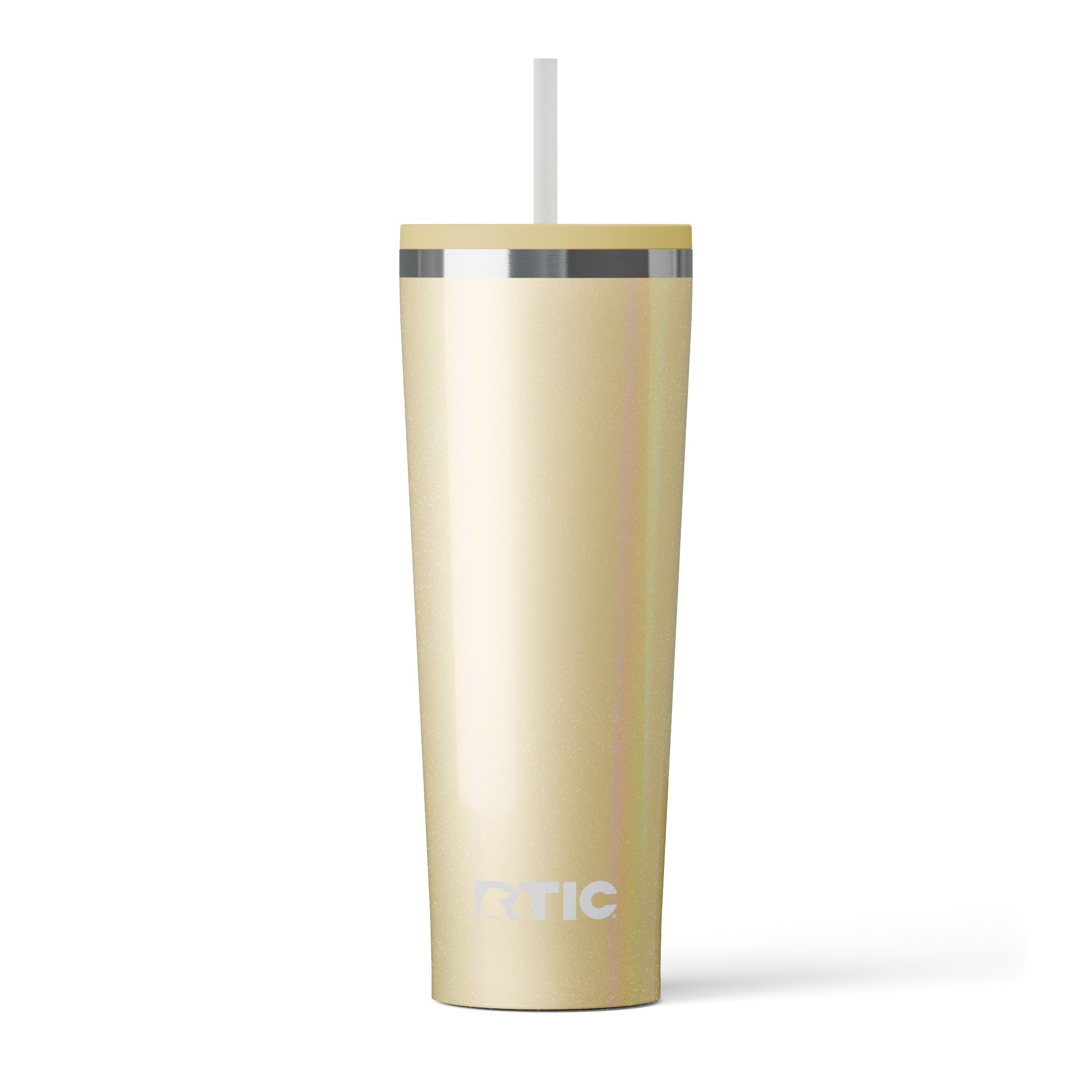 Custom Sunlight Glitter RTIC 28 oz Everyday Tumbler, personalized by SanCanDo Swag in Argyle, TX