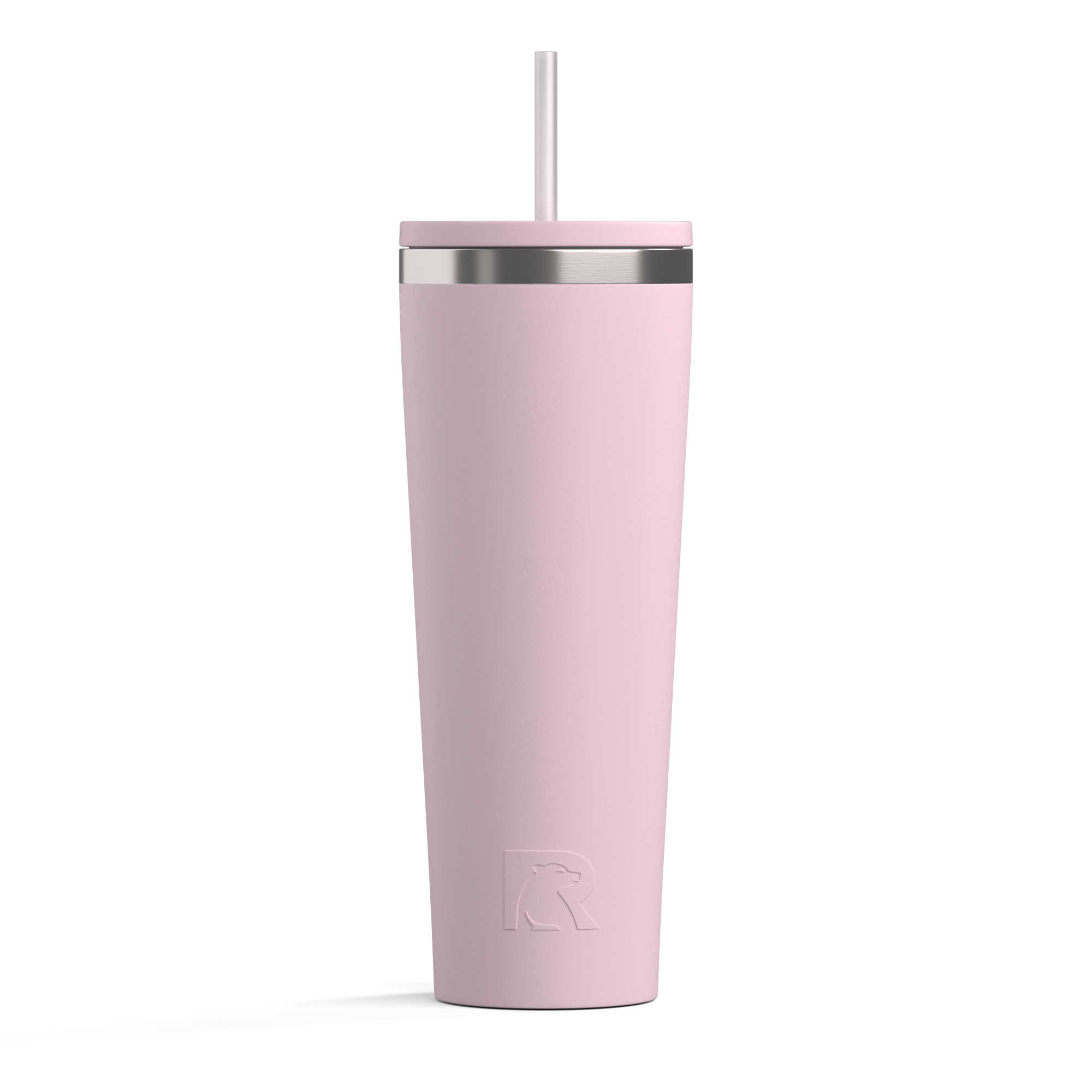 Custom Pale Pink RTIC 28 oz Everyday Tumbler, personalized by SanCanDo Swag in Argyle, TX