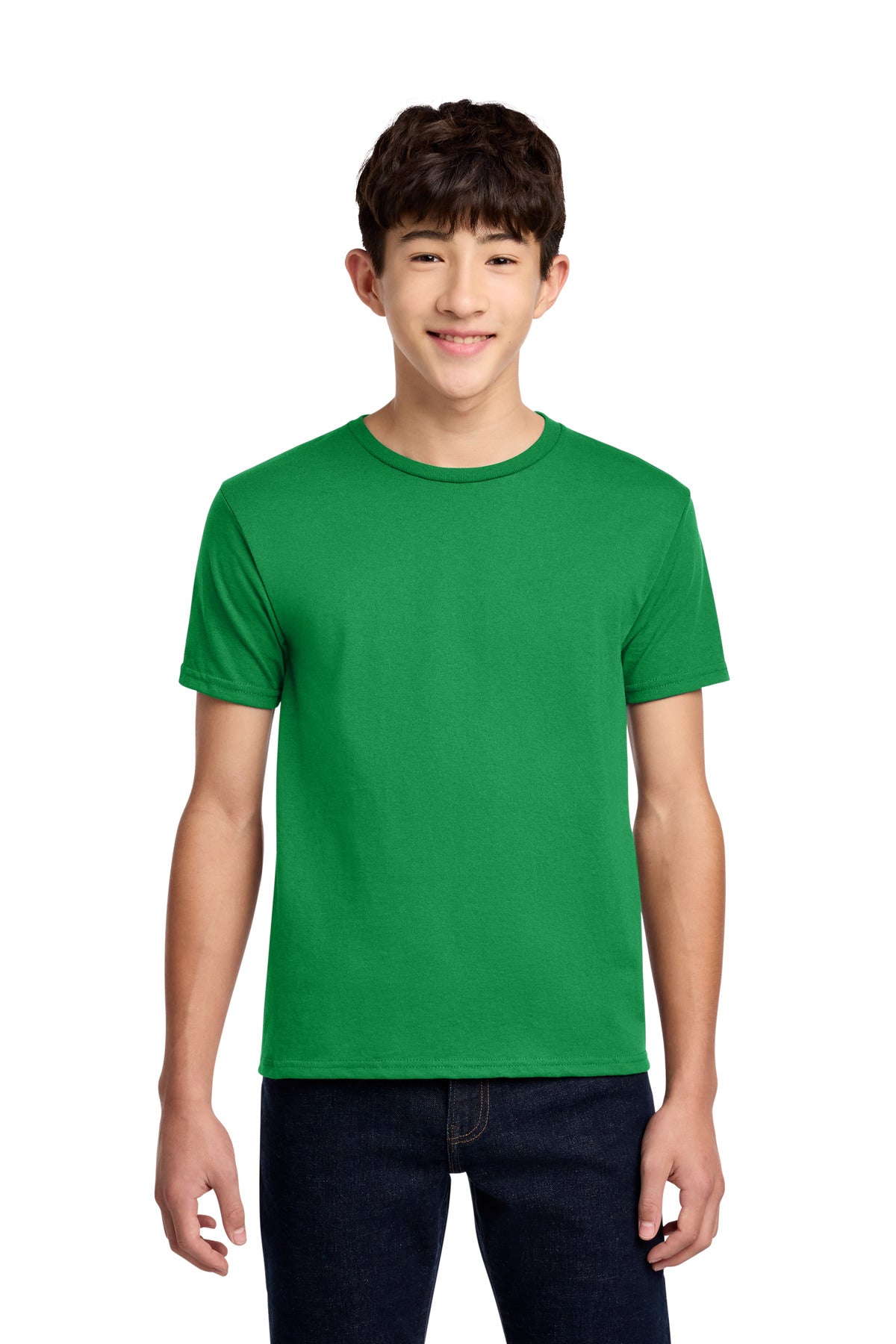Custom Kelly Youth Dri-Power 50/50 Cotton/Poly Tee 29B, personalized by SanCanDo Swag in Argyle, TX