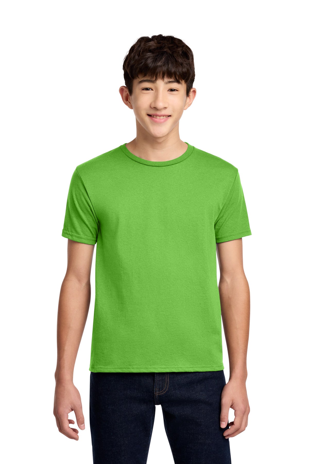 Custom Kiwi Youth Dri-Power 50/50 Cotton/Poly Tee 29B, personalized by SanCanDo Swag in Argyle, TX