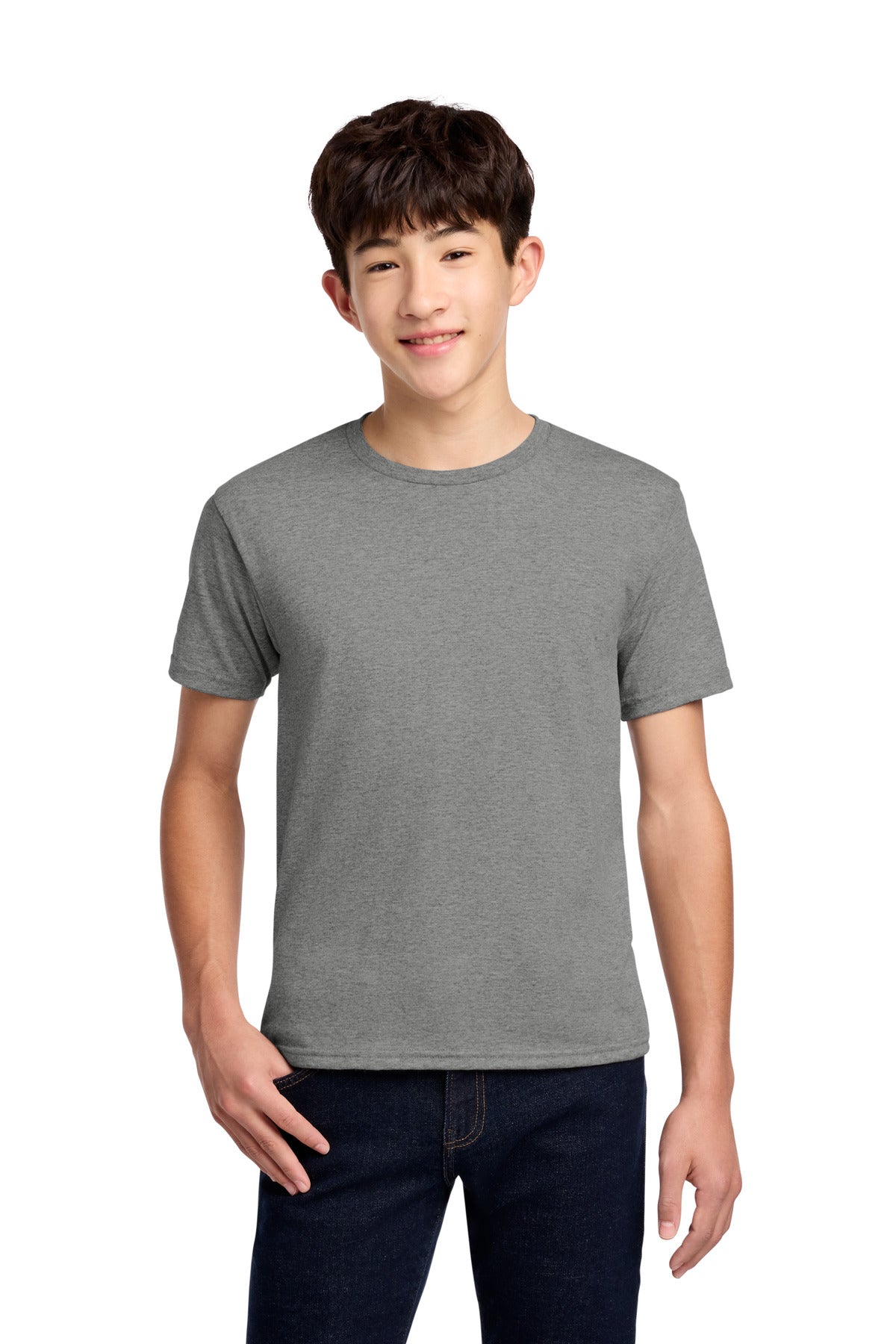 Custom Oxford Youth Dri-Power 50/50 Cotton/Poly Tee 29B, personalized by SanCanDo Swag in Argyle, TX