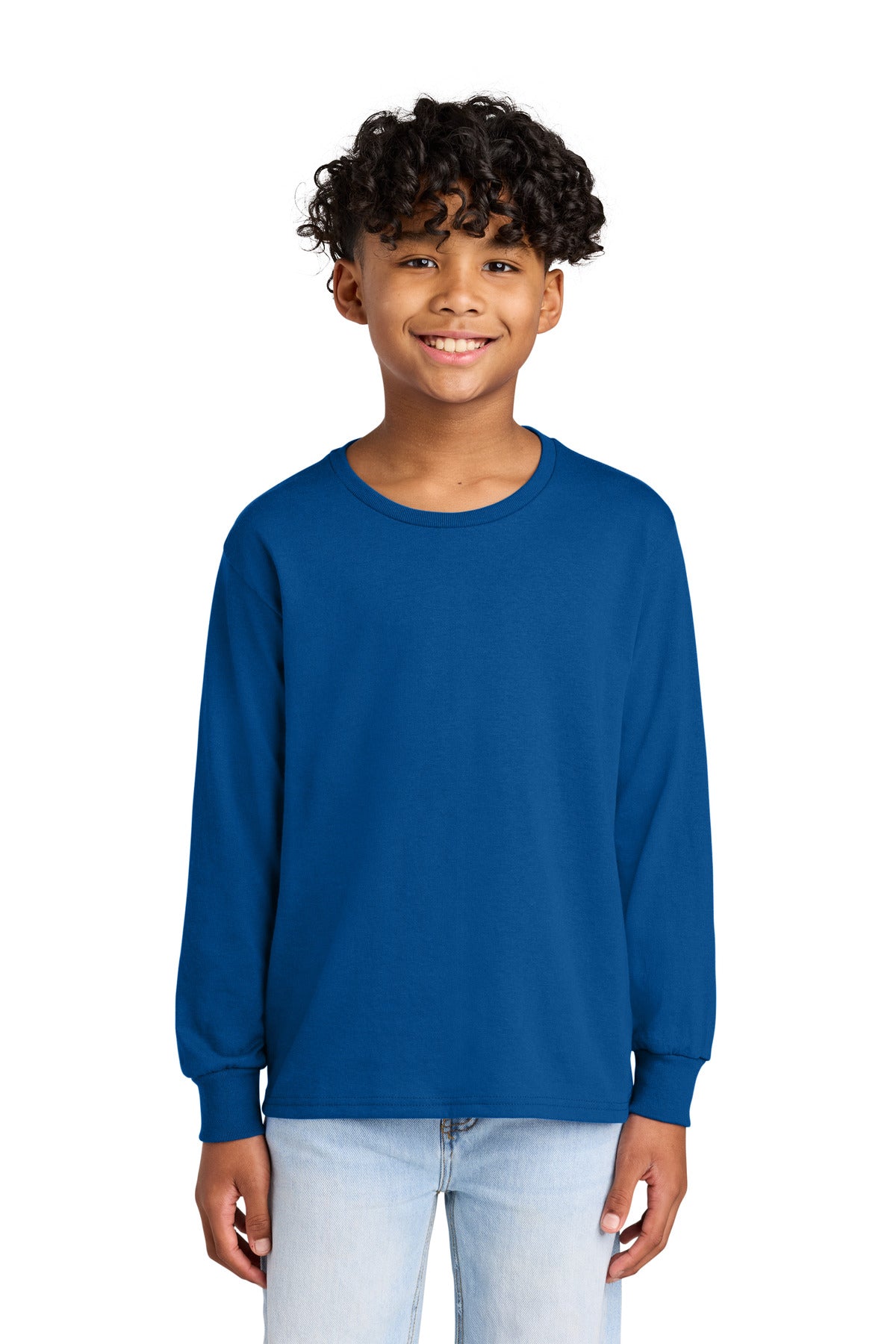 Custom Royal Dri-Power 50/50 Cotton/Poly Long Sleeve 29BL, personalized by SanCanDo Swag in Argyle, TX