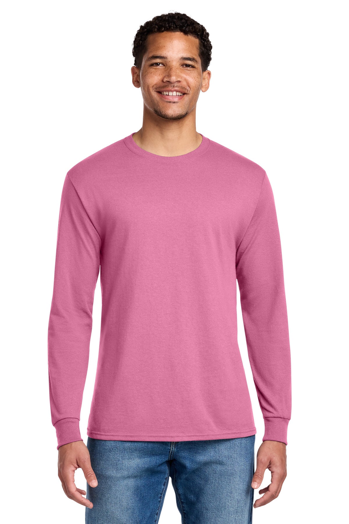 Custom Azalea Cotton/Poly Long Sleeve Tee 29LS, personalized by SanCanDo Swag in Argyle, TX