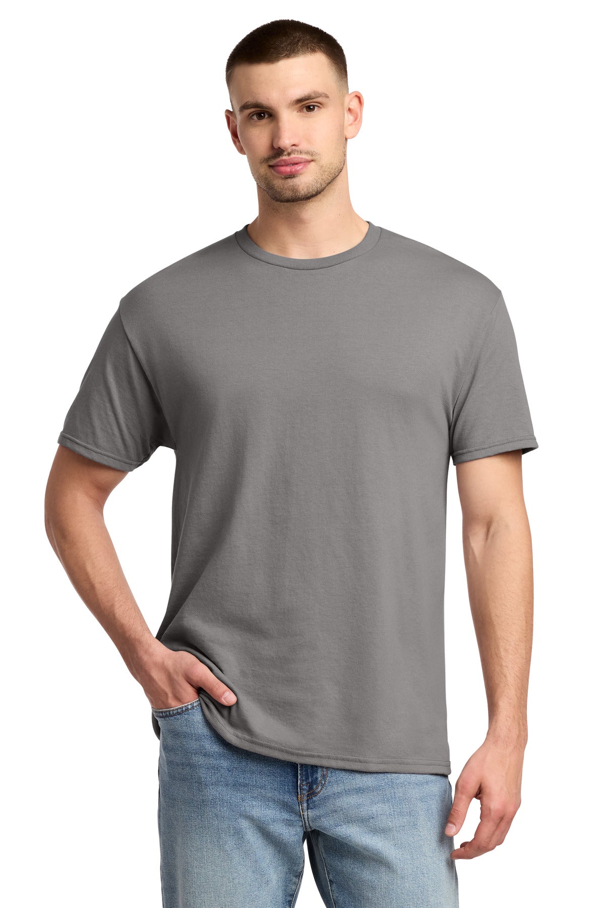 Custom Rock Dri-Power 50/50 Cotton/Poly Tee 29M, personalized by SanCanDo Swag in Argyle, TX