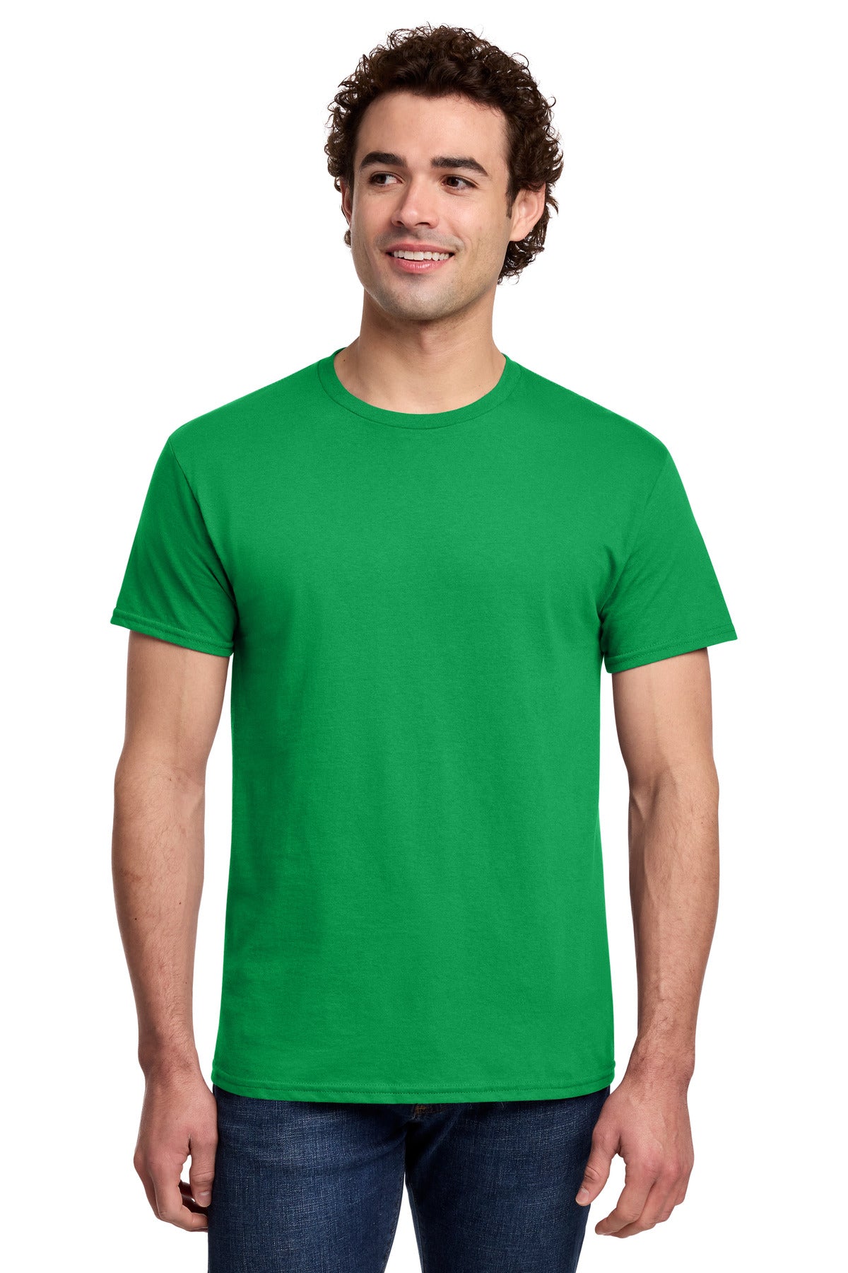 Custom Irish Green Light Cotton Tee 3000, personalized by SanCanDo Swag in Argyle, TX