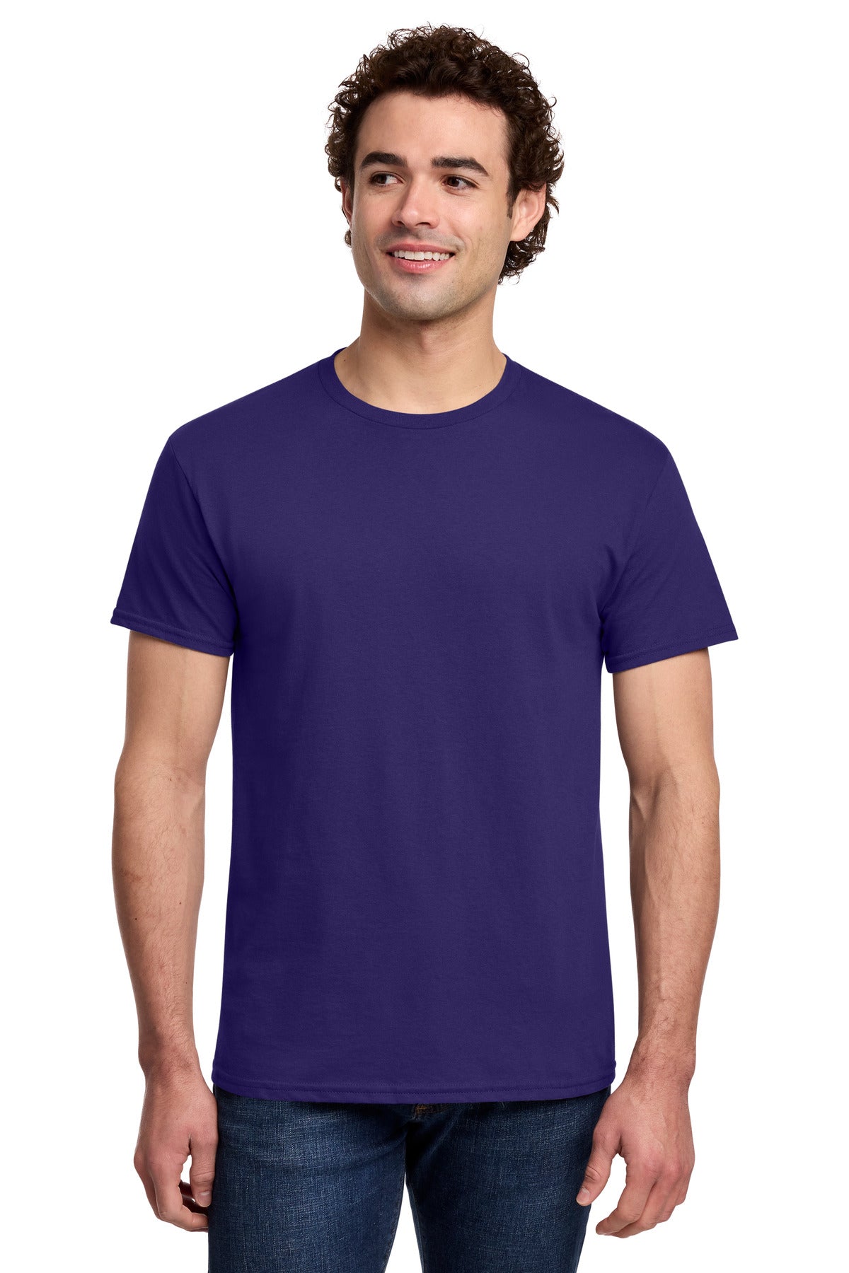 Custom Purple Light Cotton Tee 3000, personalized by SanCanDo Swag in Argyle, TX