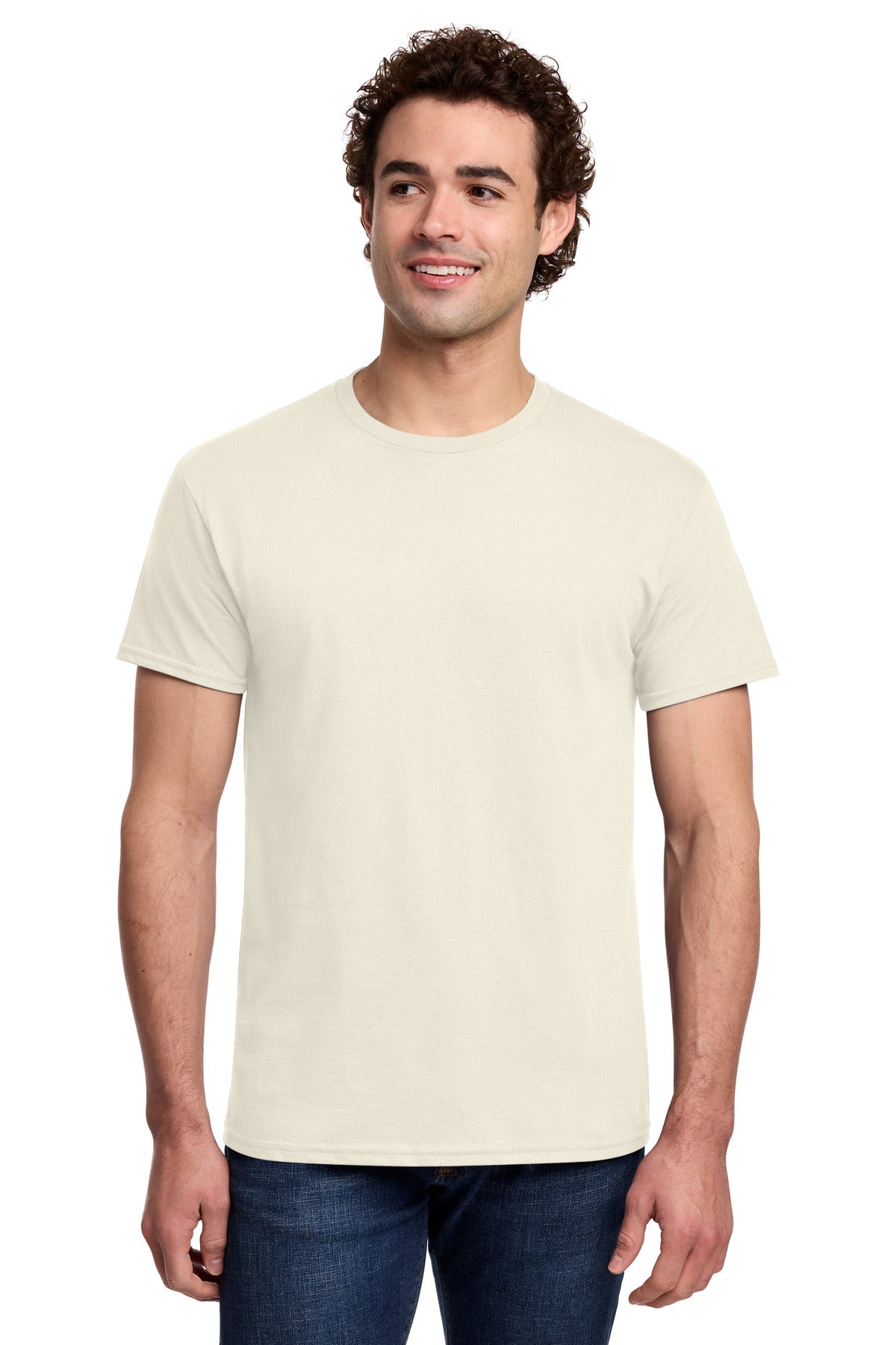 Custom Natural Light Cotton Tee 3000, personalized by SanCanDo Swag in Argyle, TX
