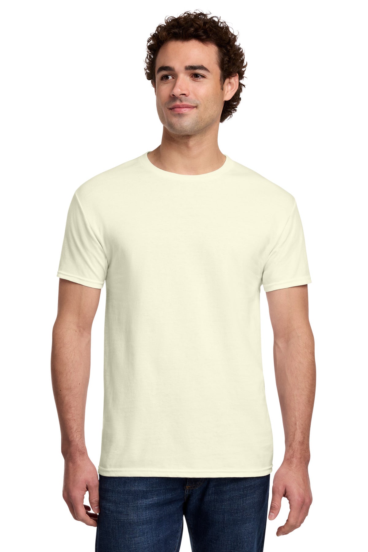 Custom Off White Light Cotton Tee 3000, personalized by SanCanDo Swag in Argyle, TX