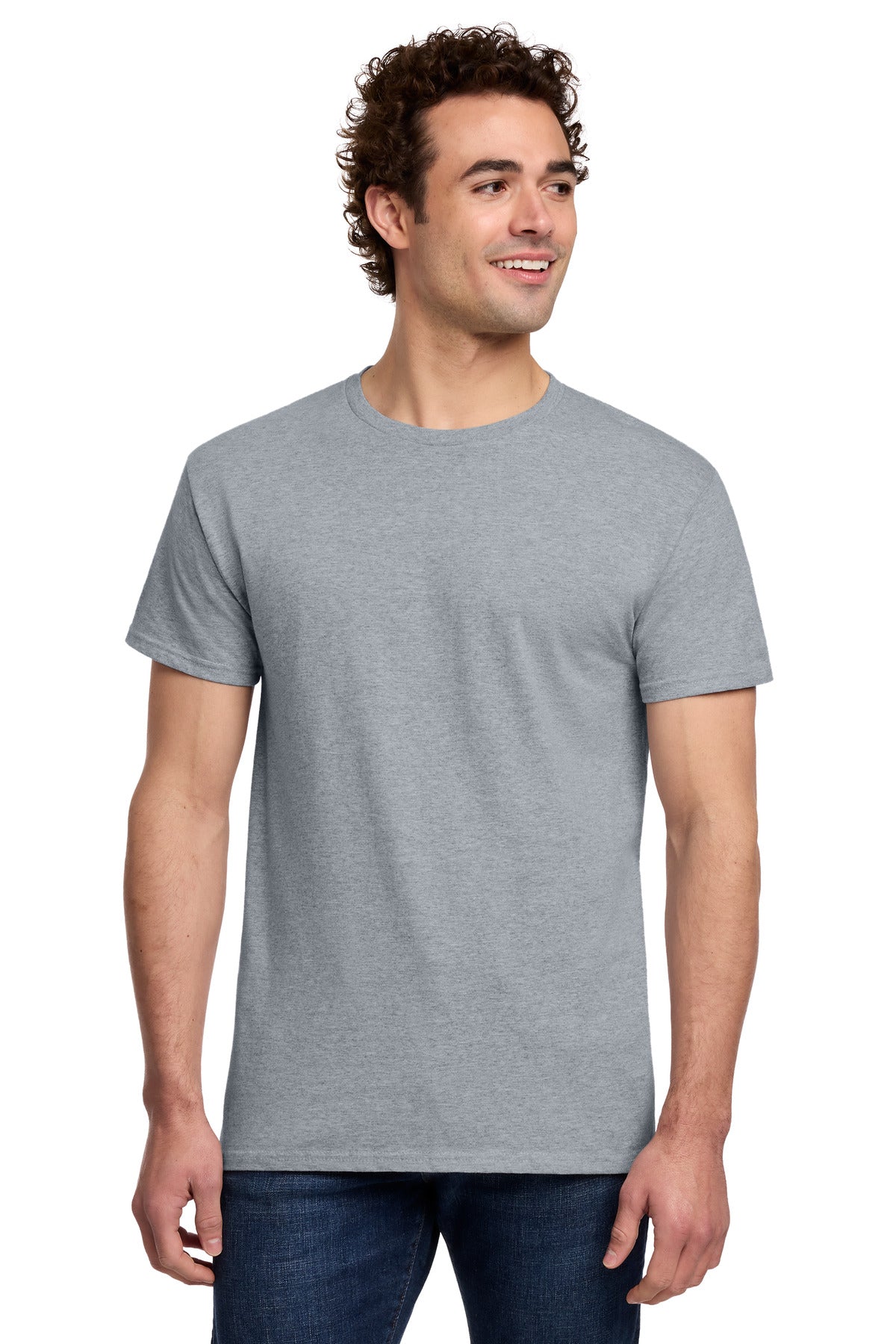 Custom Sport Grey Light Cotton Tee 3000, personalized by SanCanDo Swag in Argyle, TX