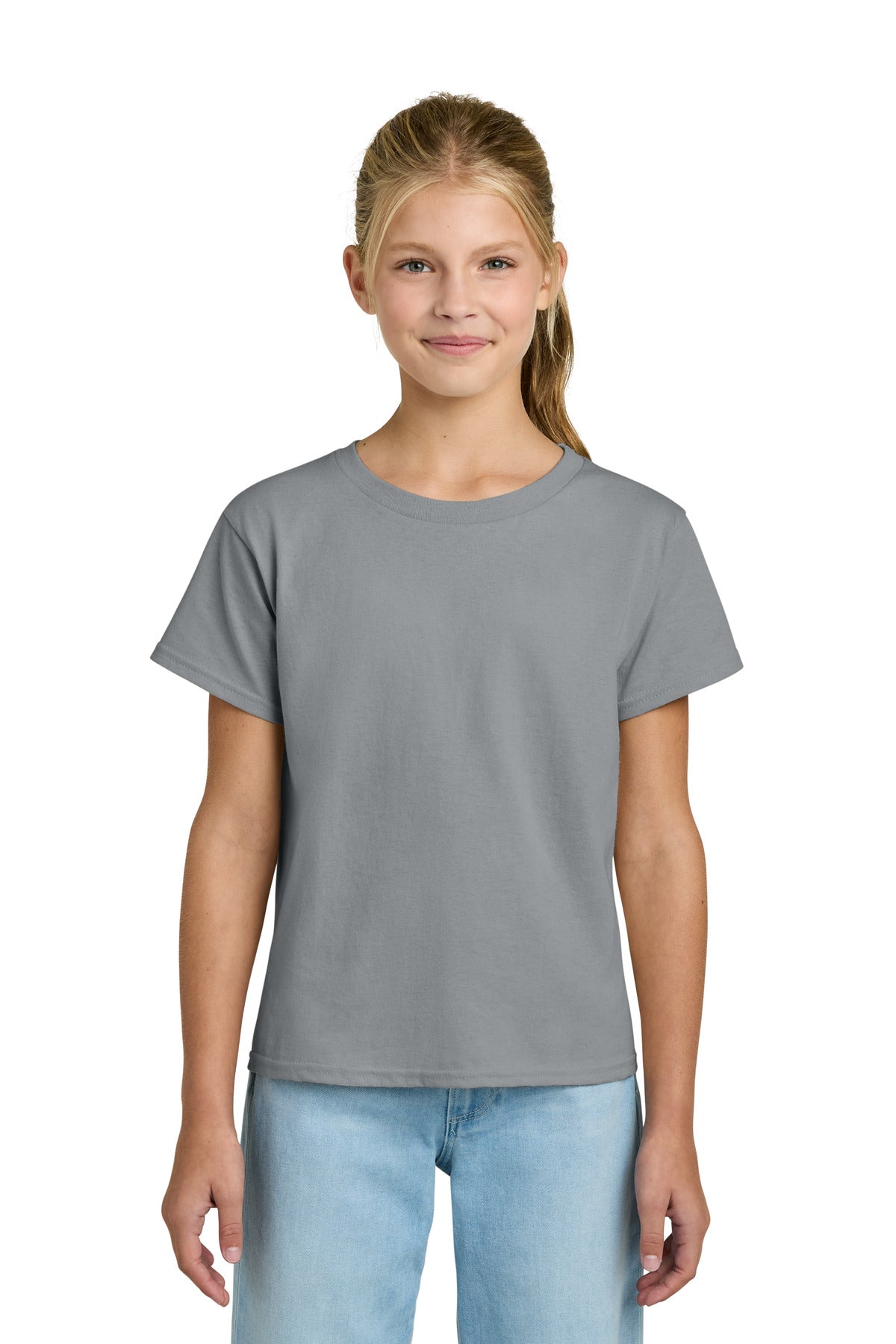 Custom Gravel Youth Light Cotton Tee 3000B, personalized by SanCanDo Swag in Argyle, TX