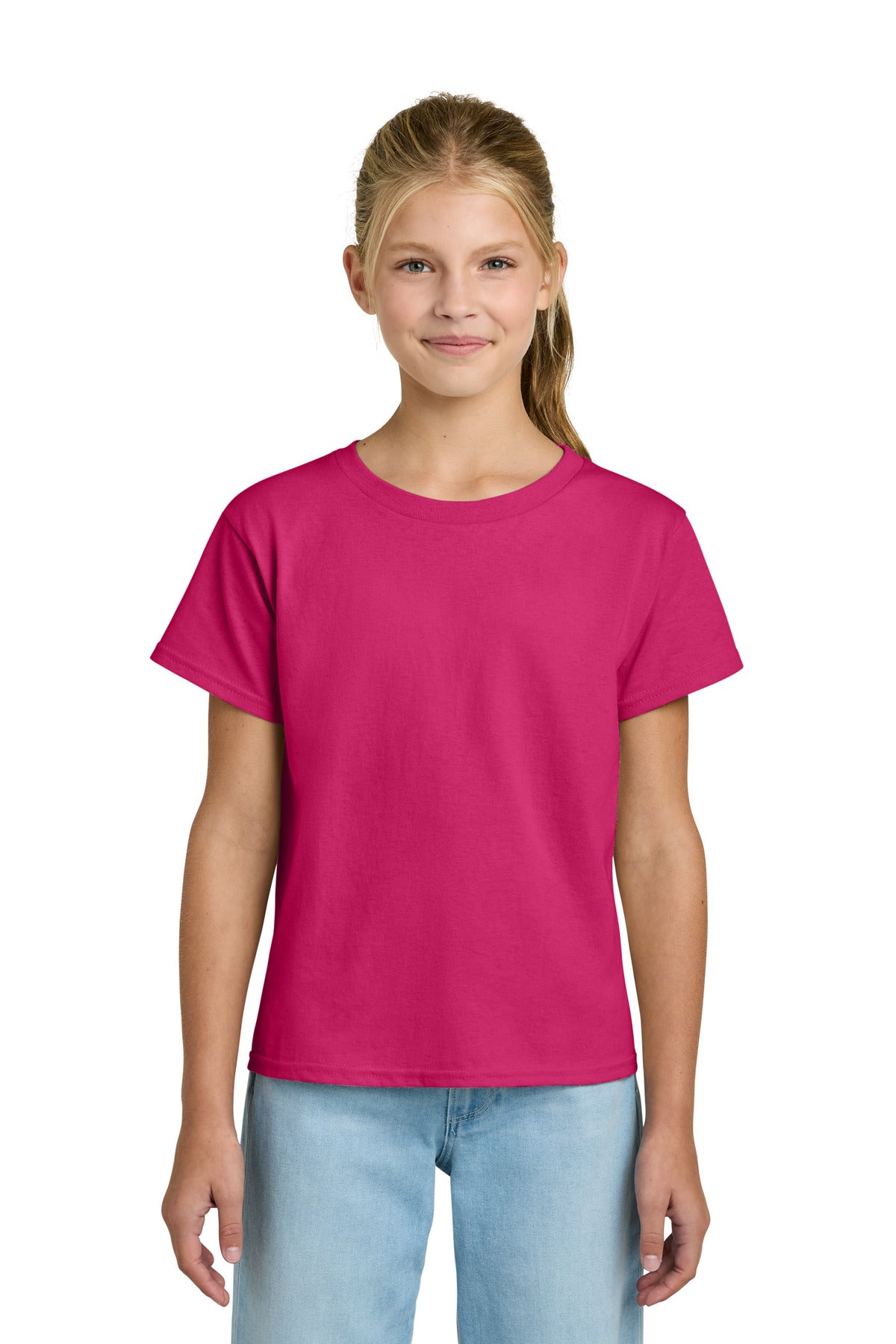 Custom Heliconia Youth Light Cotton Tee 3000B, personalized by SanCanDo Swag in Argyle, TX