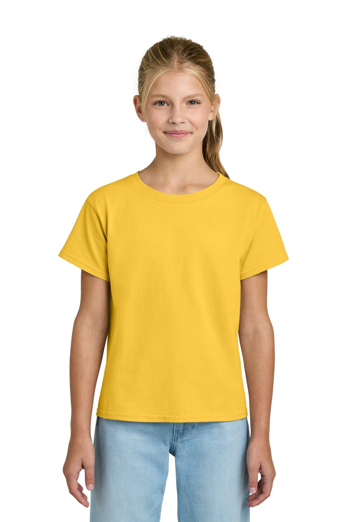 Custom Daisy Youth Light Cotton Tee 3000B, personalized by SanCanDo Swag in Argyle, TX
