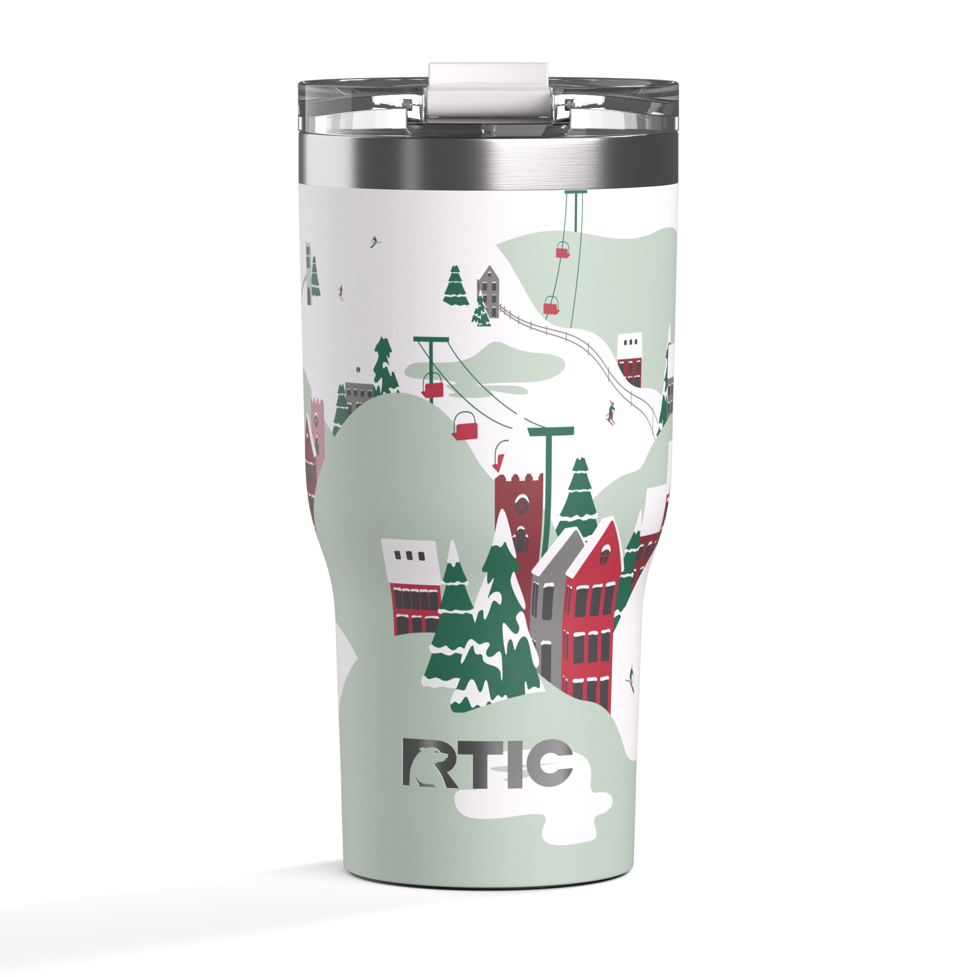 Custom Apres Ski RTIC 30 oz Essential Tumbler, personalized by SanCanDo Swag in Argyle, TX