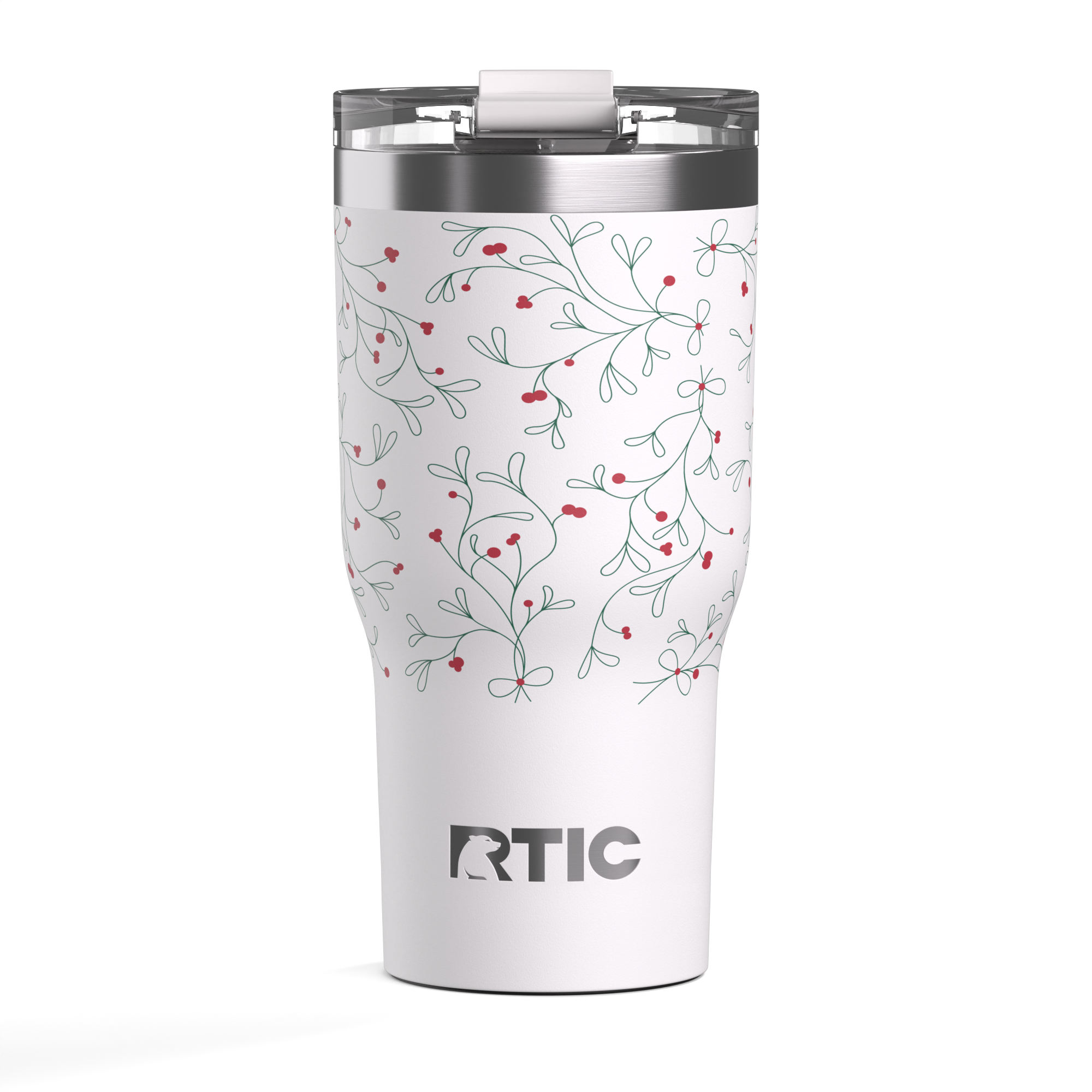 Custom Mistletoe RTIC 30 oz Essential Tumbler, personalized by SanCanDo Swag in Argyle, TX