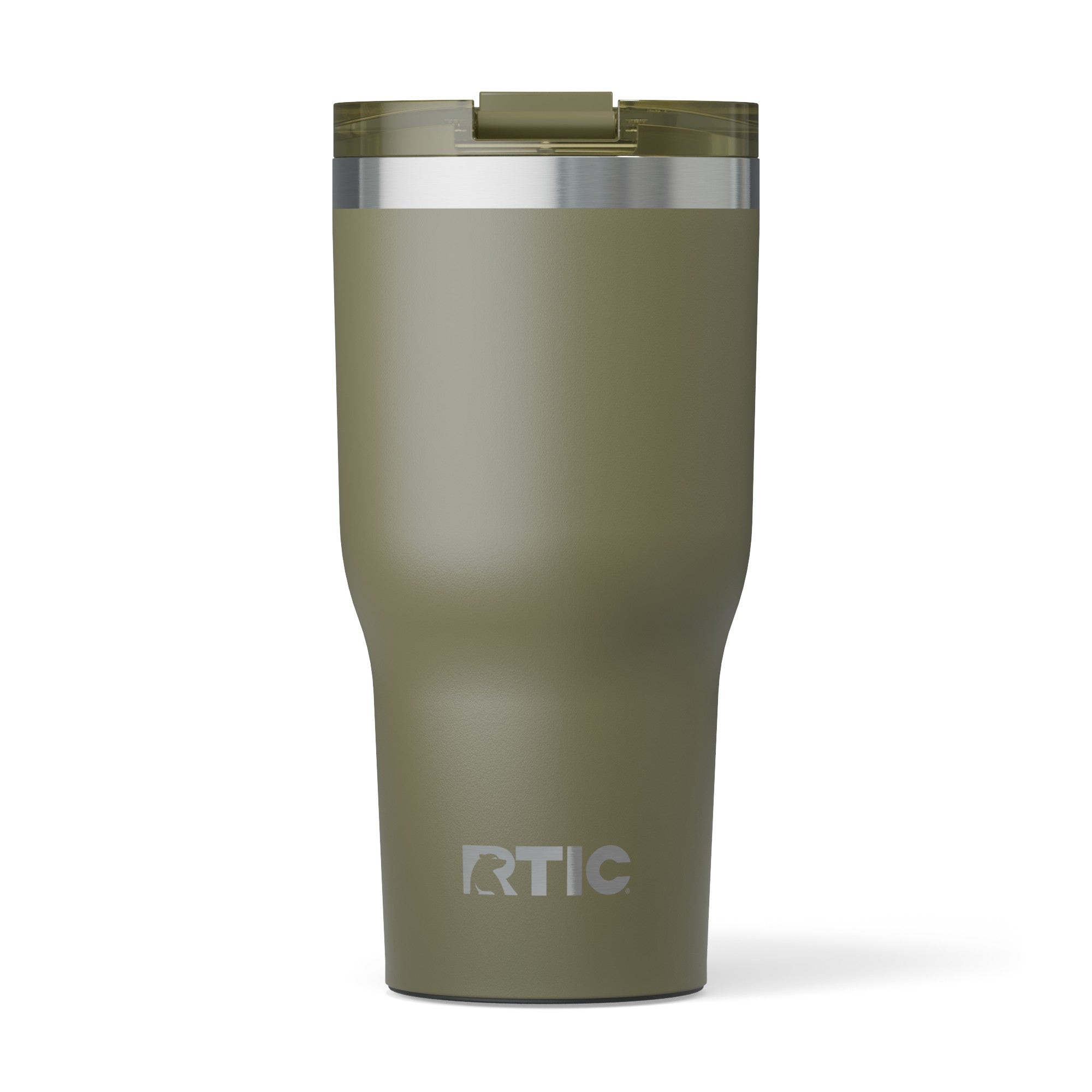 Custom Olive RTIC 30 oz Essential Tumbler, personalized by SanCanDo Swag in Argyle, TX