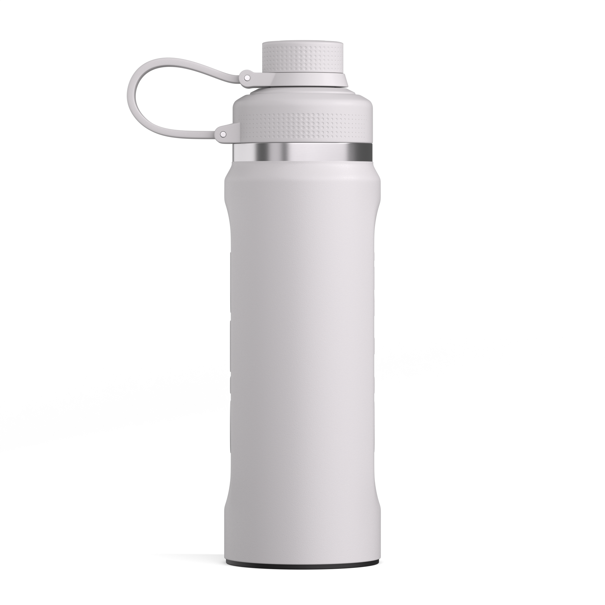 Custom Cool Grey RTIC 30 oz Refuel Bottle, personalized by SanCanDo Swag in Argyle, TX
