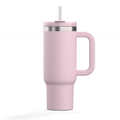 Custom Pale Pink RTIC 30 oz Road Trip Tumbler, personalized by SanCanDo Swag in Argyle, TX