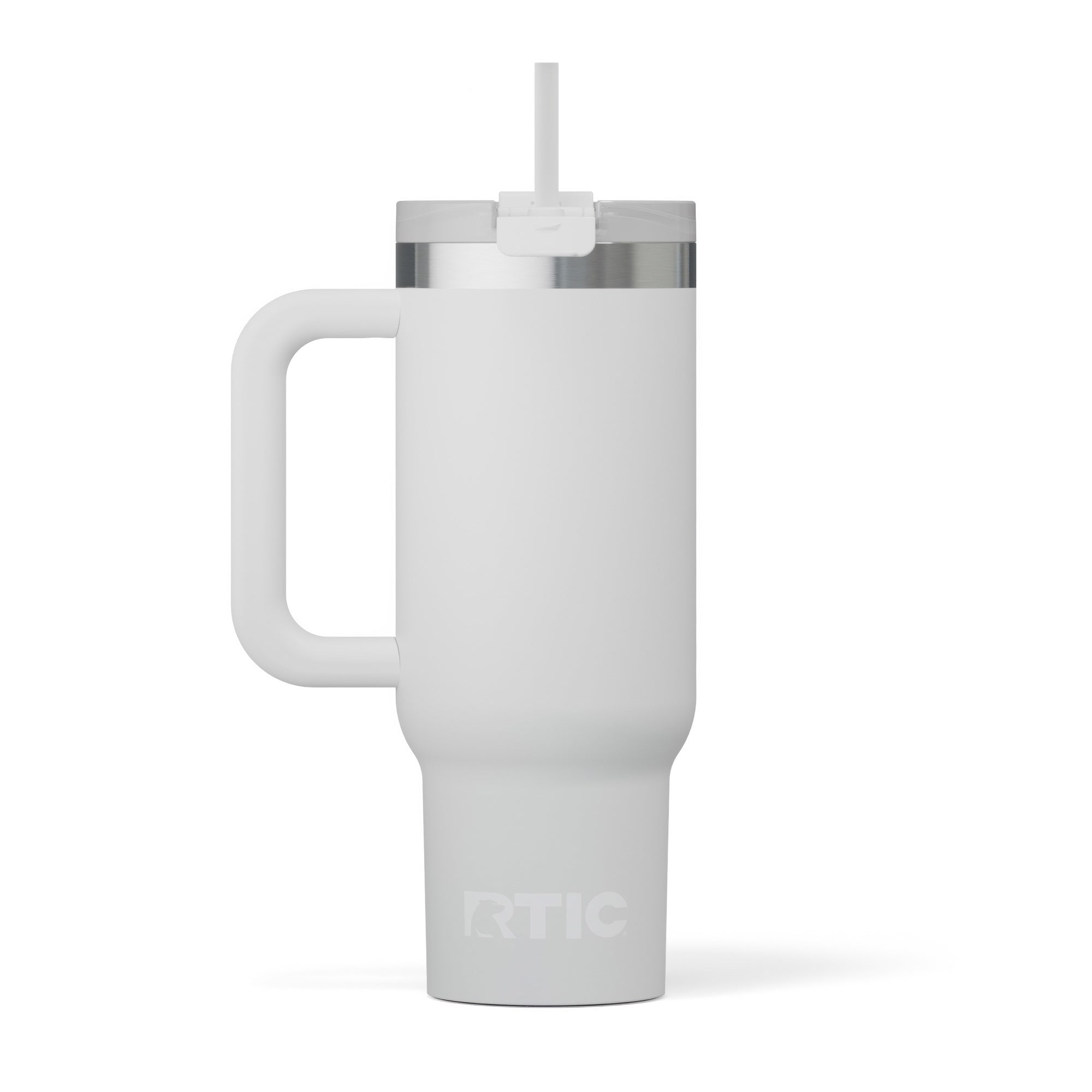 Custom Cool Grey RTIC 30 oz Road Trip Tumbler, personalized by SanCanDo Swag in Argyle, TX