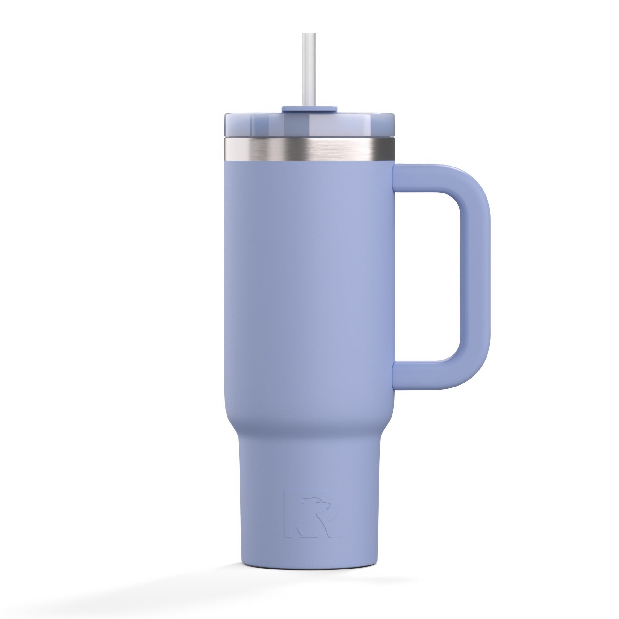 Custom Periwinkle RTIC 30 oz Road Trip Tumbler, personalized by SanCanDo Swag in Argyle, TX