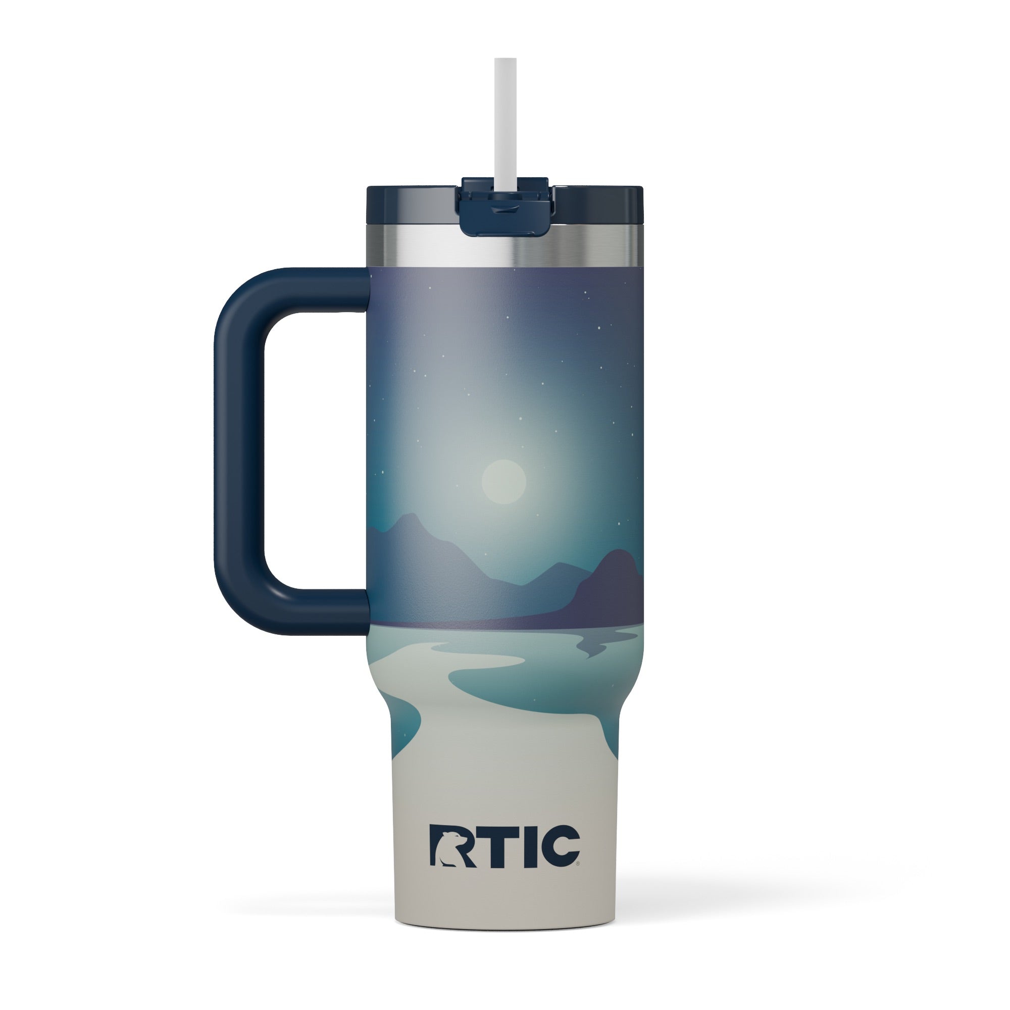 Custom Starry Night RTIC 30 oz Road Trip Tumbler, personalized by SanCanDo Swag in Argyle, TX